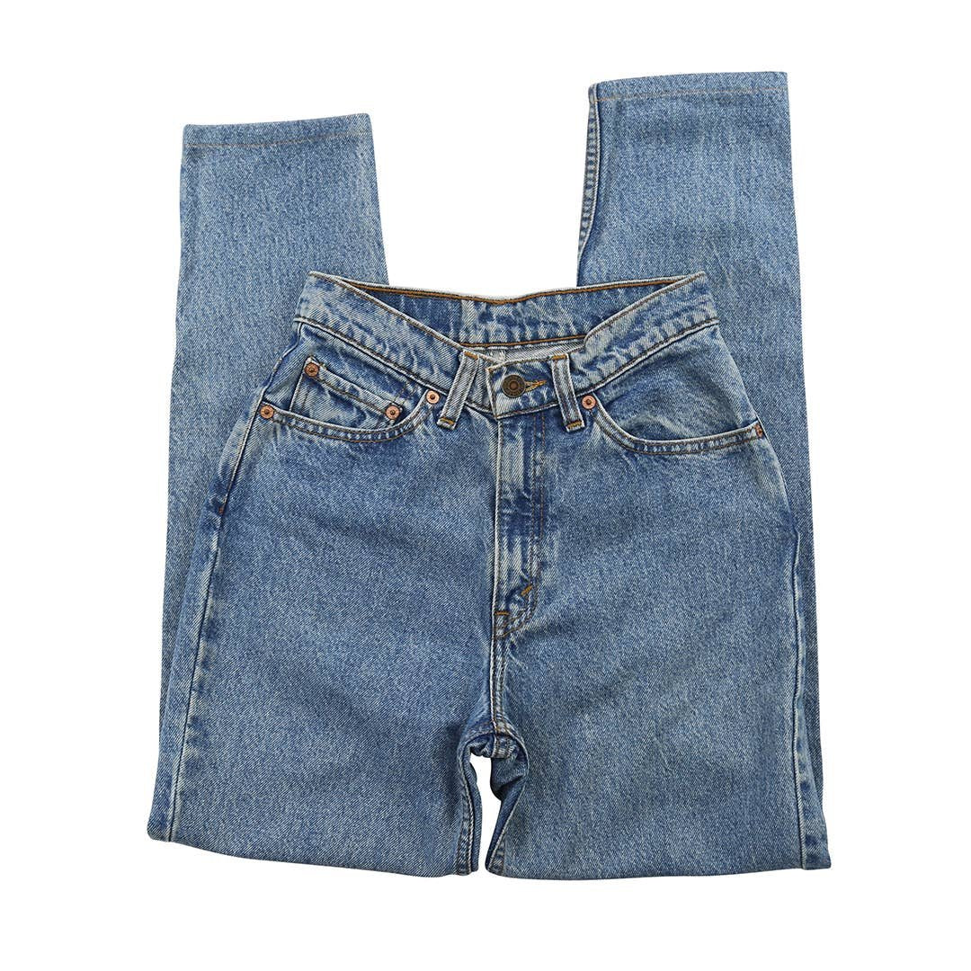 VINTAGE 90S LEVI’S 512 MEDIUM WASH HIGH WAISTED JEANS