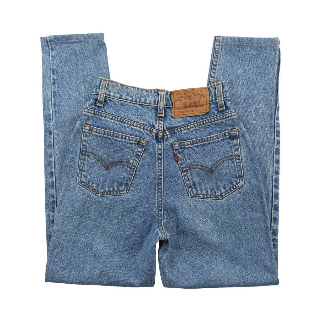 VINTAGE 90S LEVI’S 512 MEDIUM WASH HIGH WAISTED JEANS
