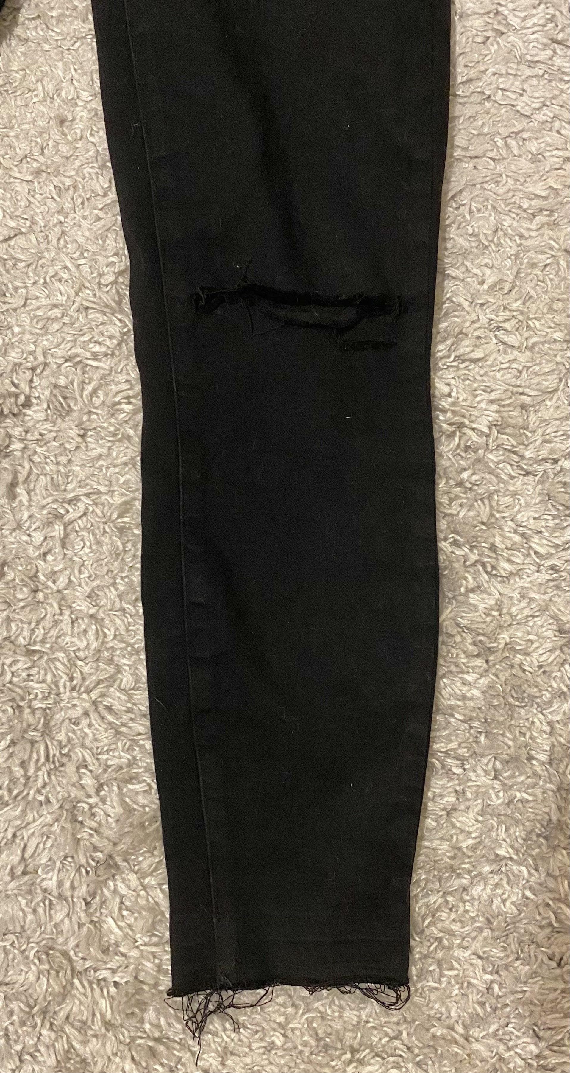 PAIGE Verdugo Crop Skinny Jeans 27 Black