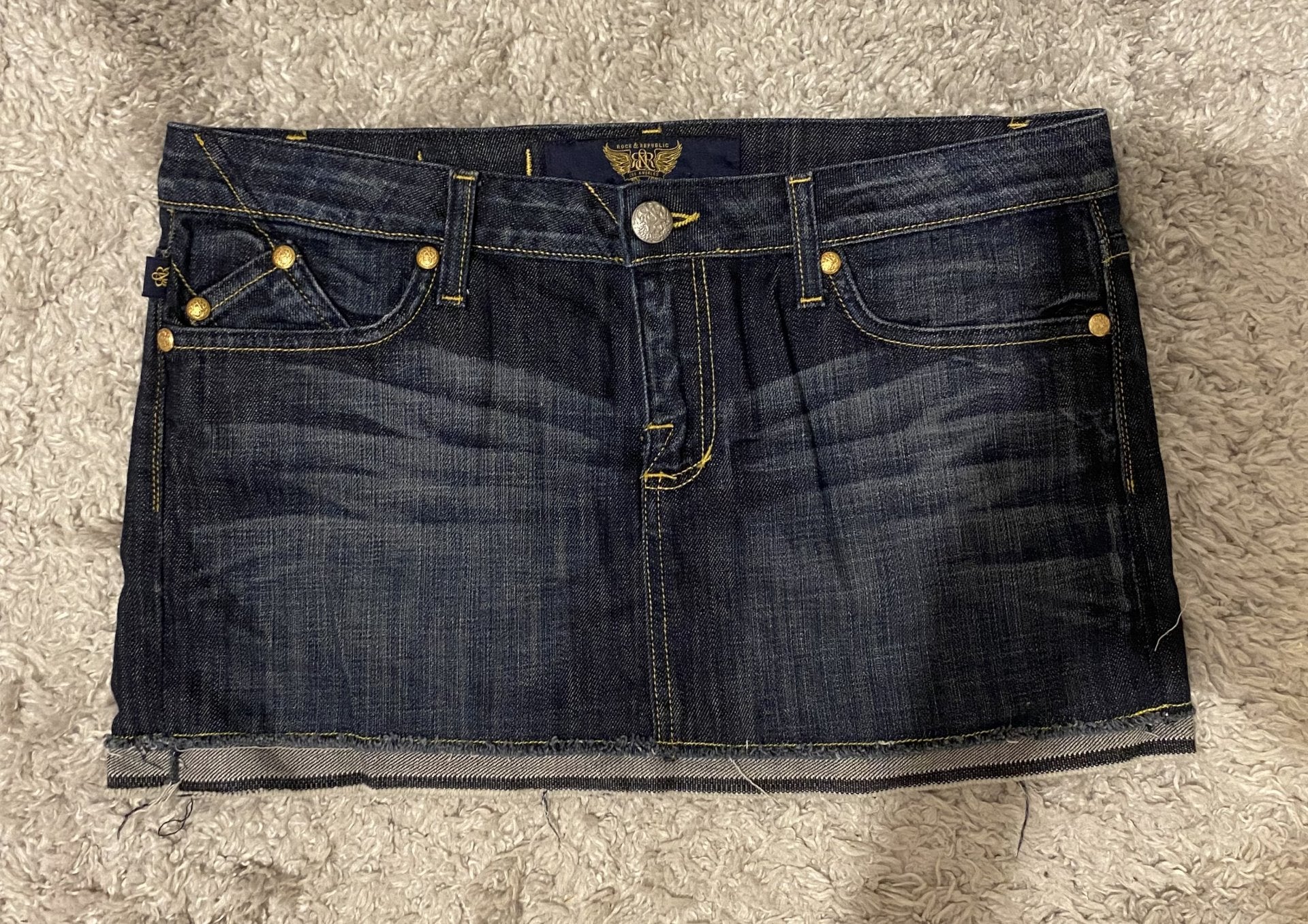 Rock & Republic Signature Denim Skirt 29