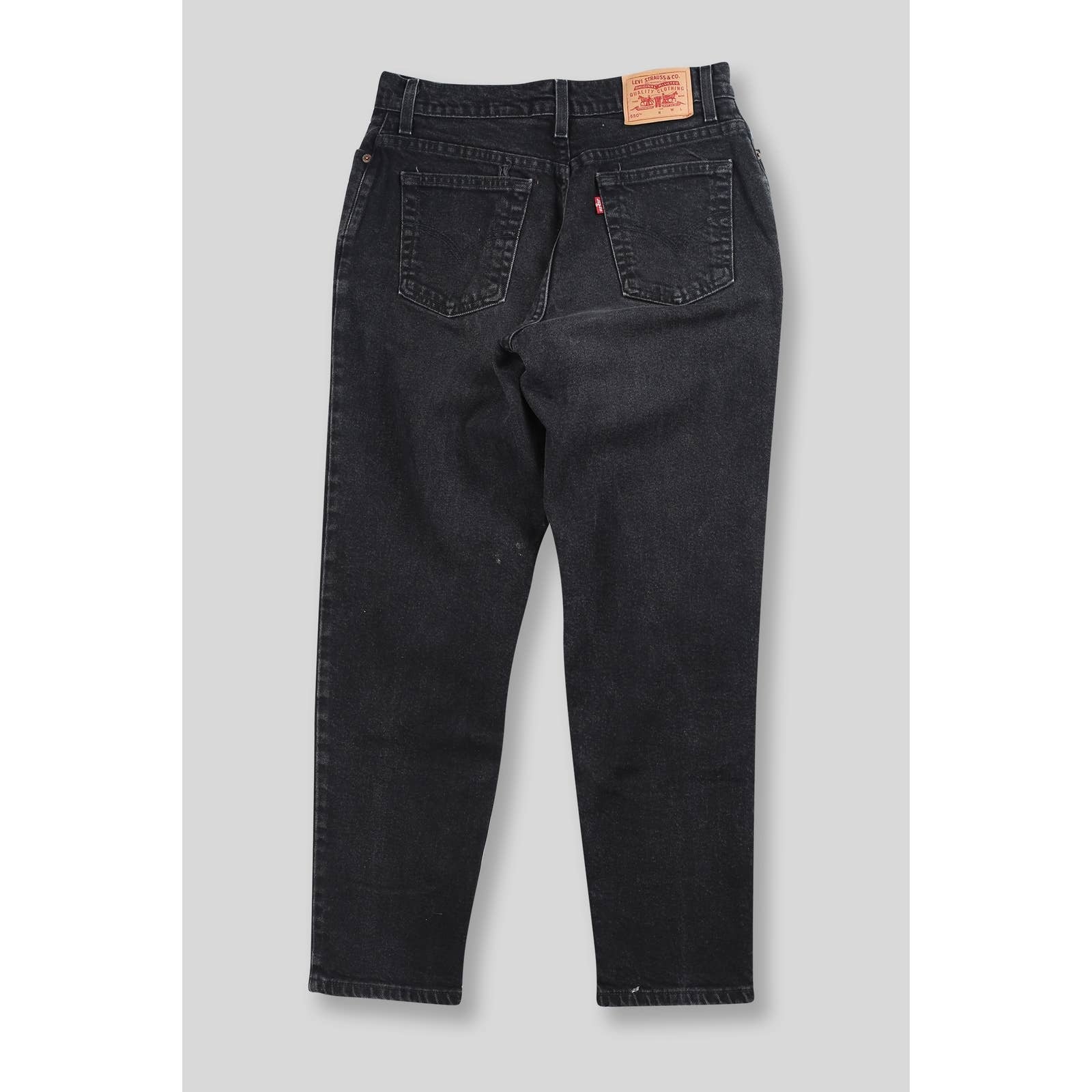 VINTAGE LEVI’S 550 BLACK HIGH WAISTED JEANS