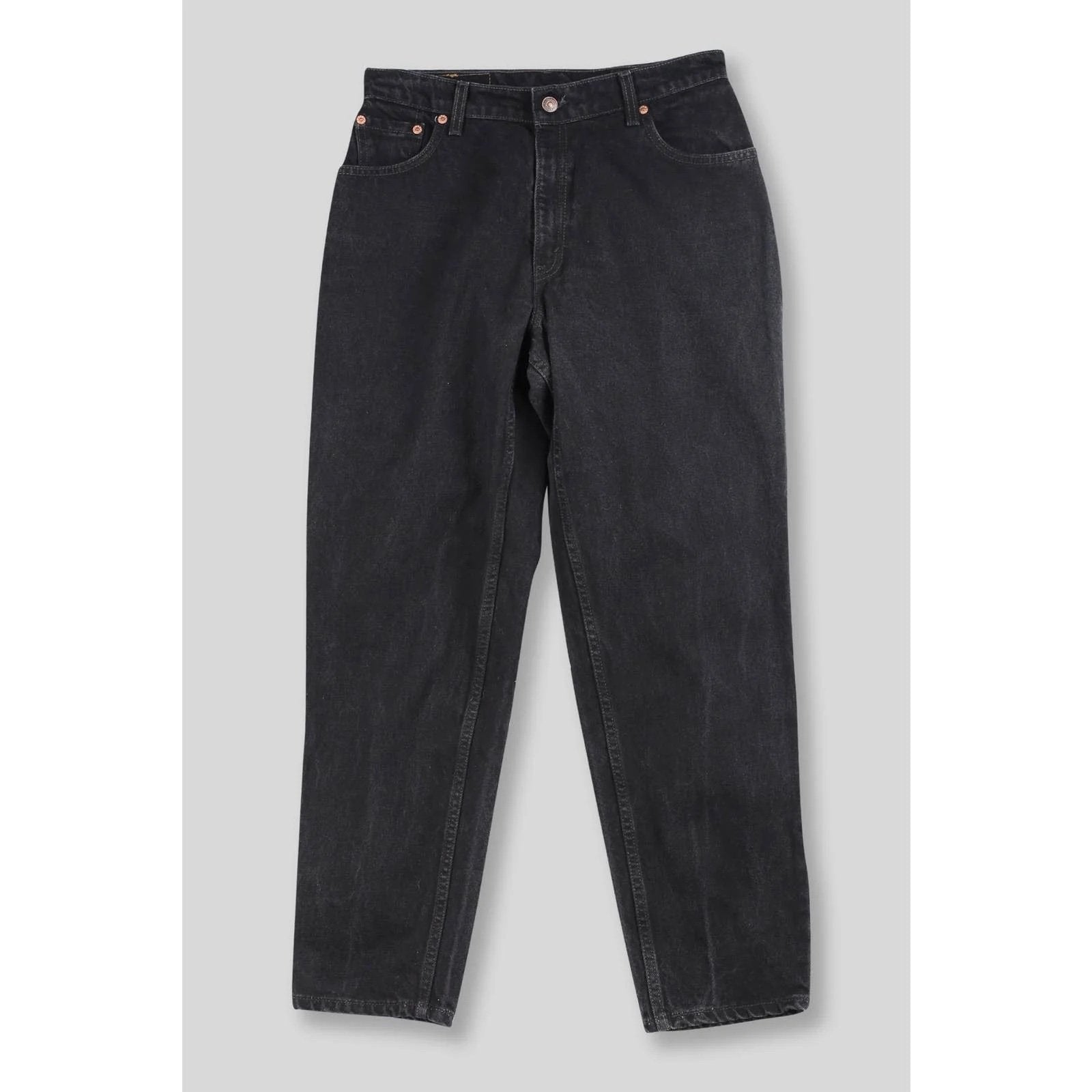 VINTAGE LEVI’S 550 BLACK HIGH WAISTED JEANS