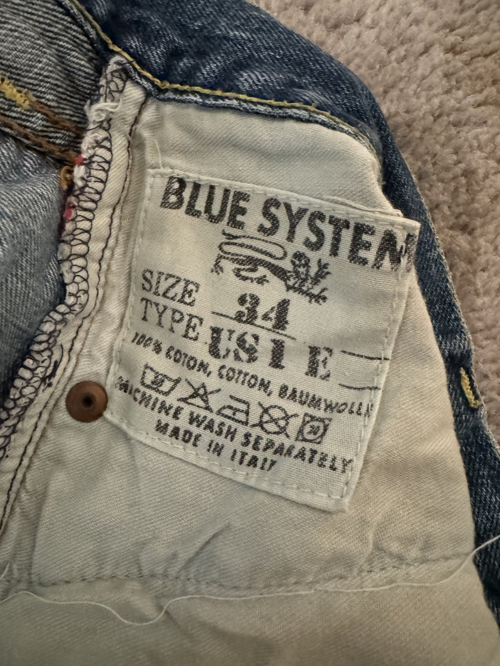 Vintage Blue System US 1E Selvedge