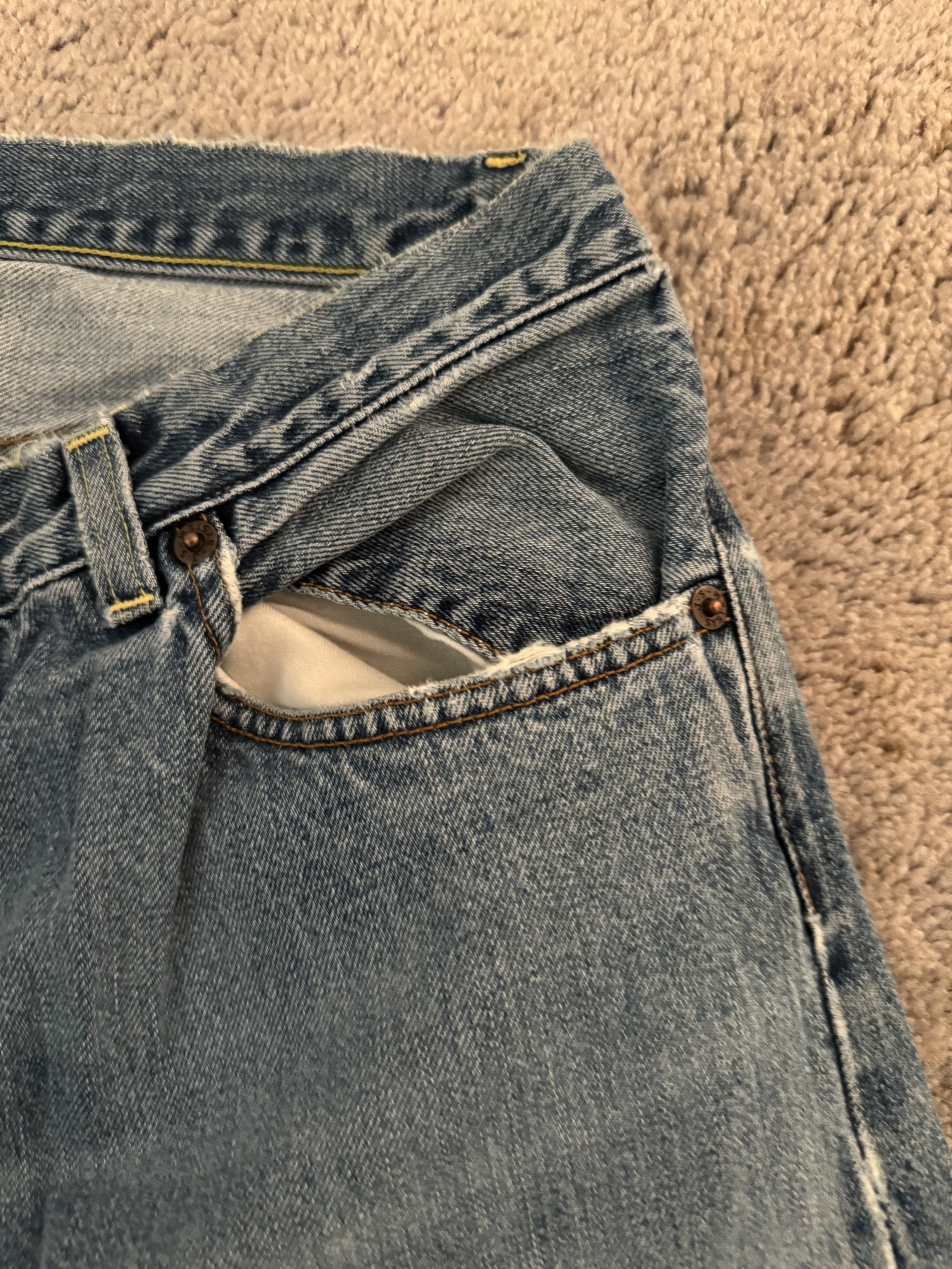 Vintage Blue System US 1 Selvedge Jeans