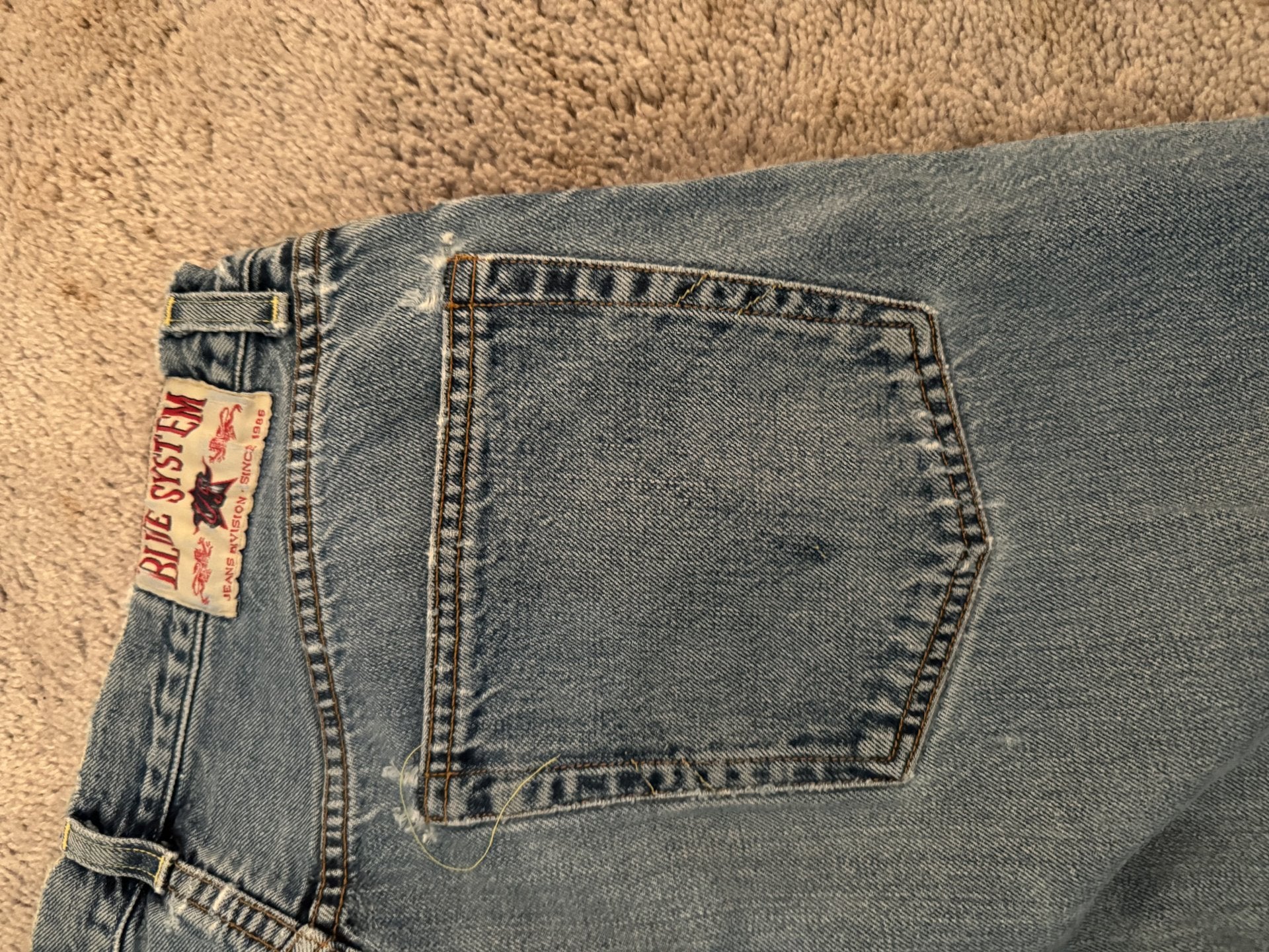 Vintage Blue System US 1 Selvedge Jeans