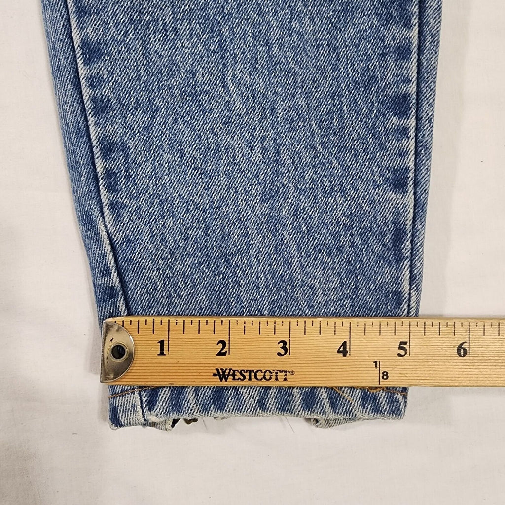 Vintage Jordache Tapered 80's ankle zip Jeans 9/10 26 x 27 Denim Blue Wash