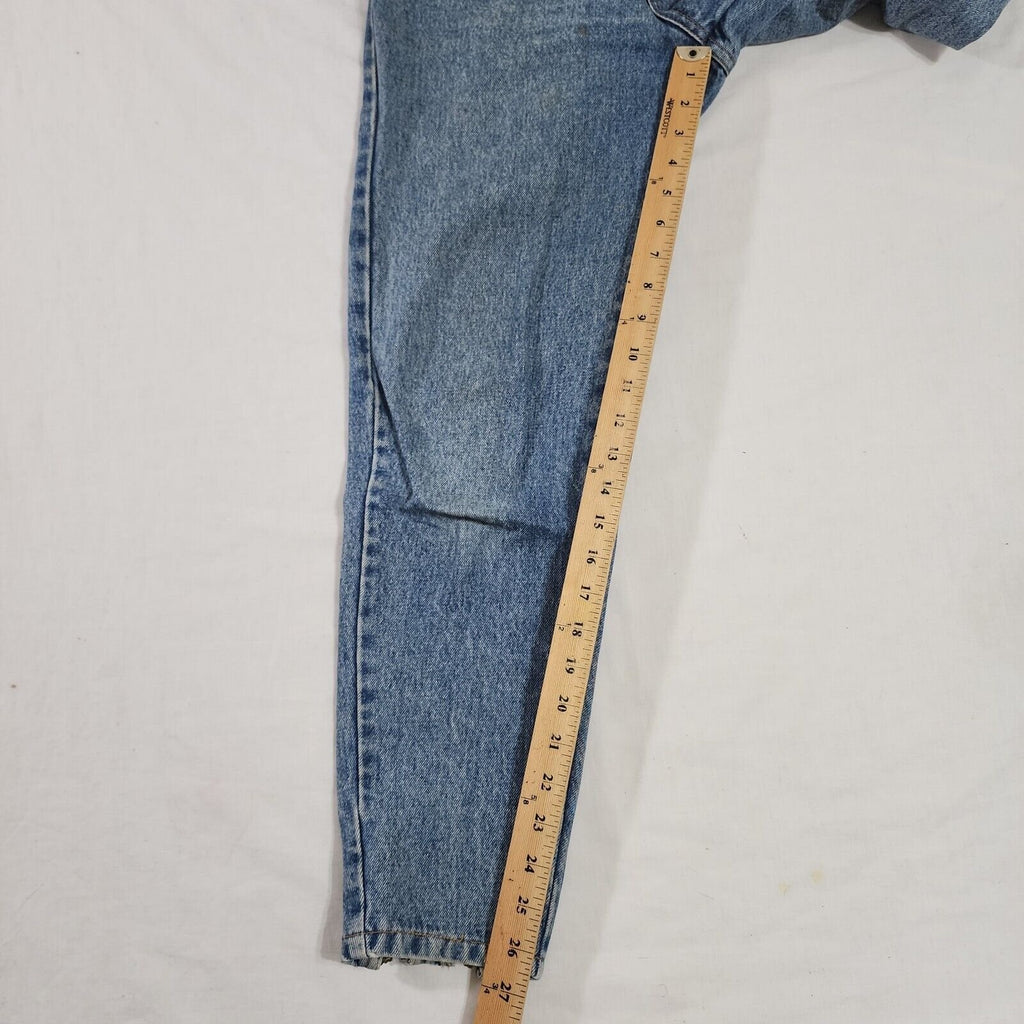 Vintage Jordache Tapered 80's ankle zip Jeans 9/10 26 x 27 Denim Blue Wash