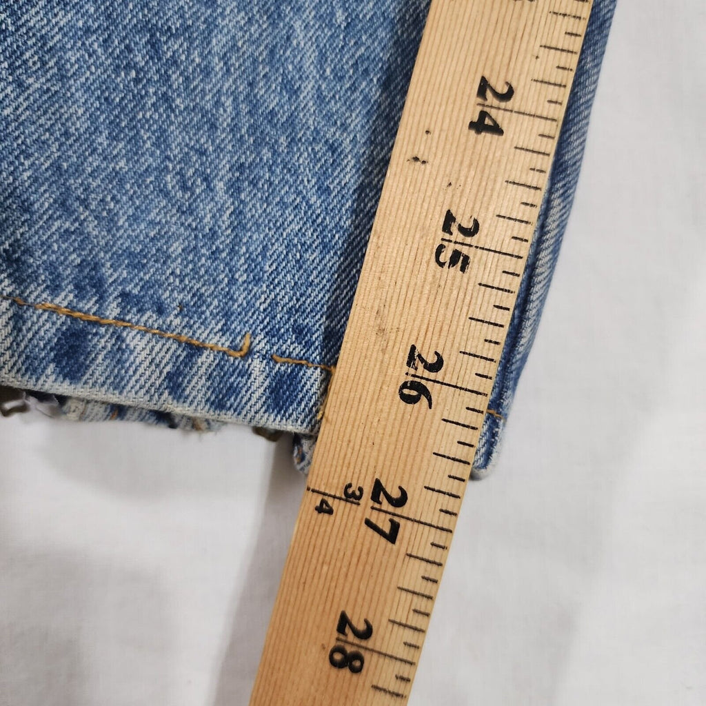 Vintage Jordache Tapered 80's ankle zip Jeans 9/10 26 x 27 Denim Blue Wash