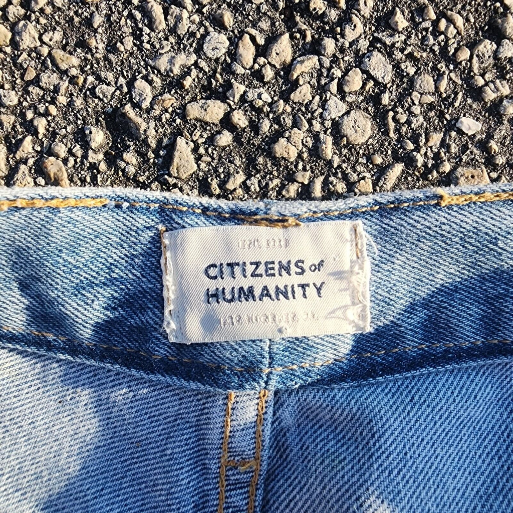 Citizens of Humanity Charlotte Button Fly High Rise Straight Leg 32 / 26 Jeans