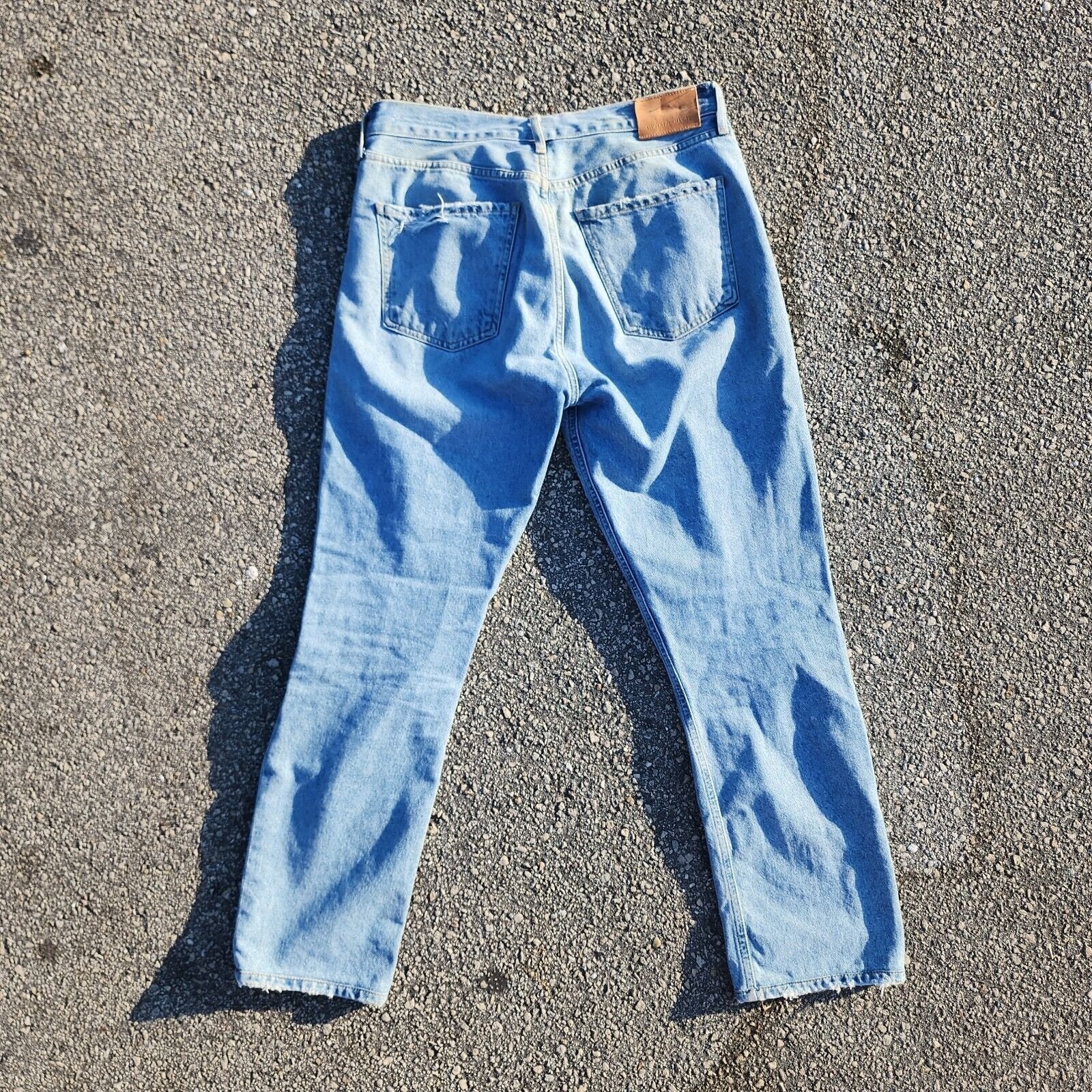 Citizens of Humanity Charlotte Button Fly High Rise Straight Leg 32 / 26 Jeans