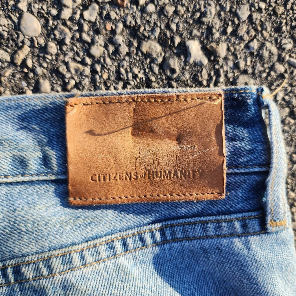 Citizens of Humanity Charlotte Button Fly High Rise Straight Leg 32 / 26 Jeans