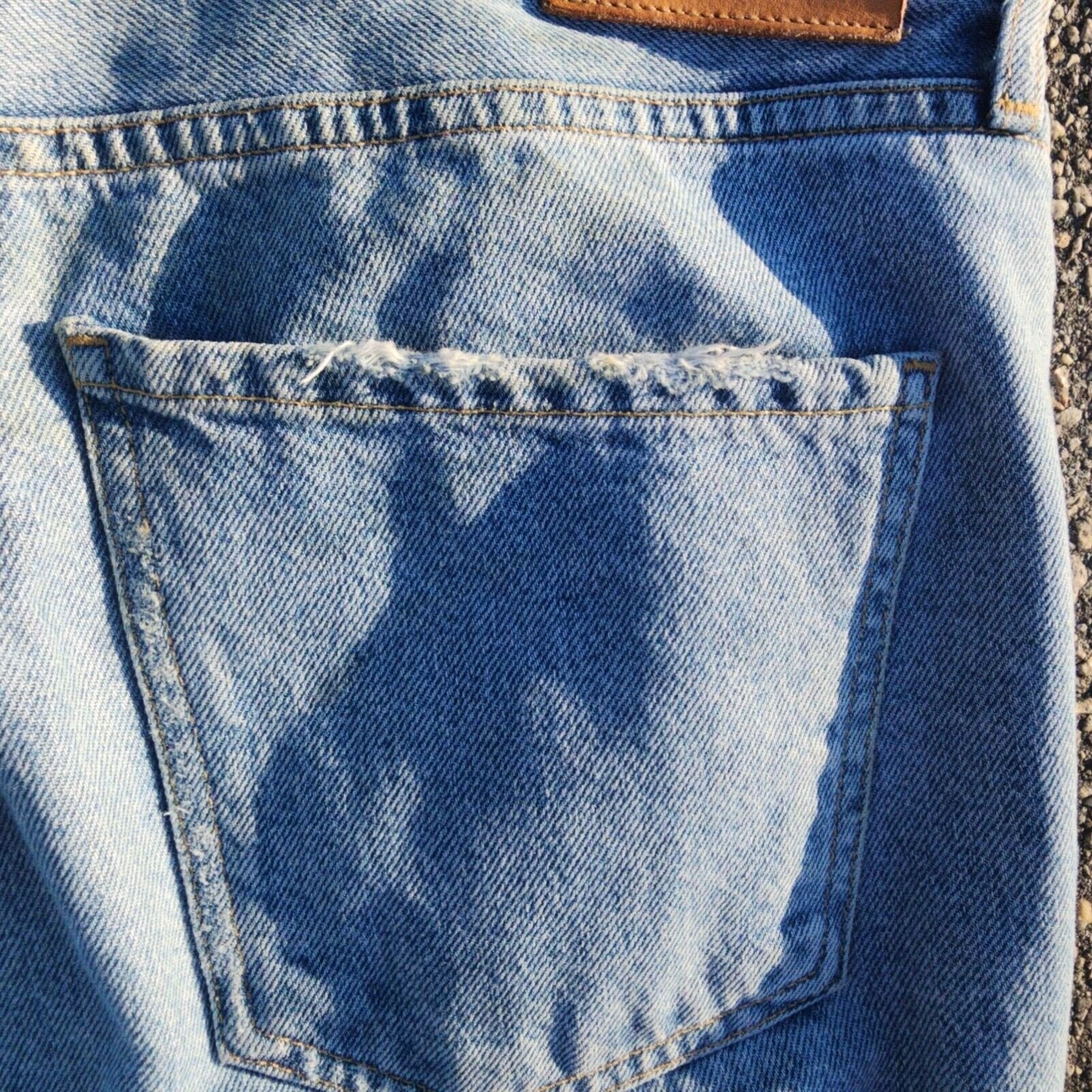 Citizens of Humanity Charlotte Button Fly High Rise Straight Leg 32 / 26 Jeans