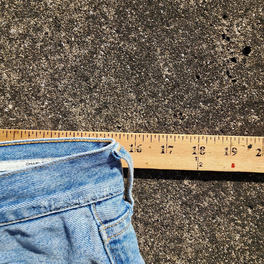 Citizens of Humanity Charlotte Button Fly High Rise Straight Leg 32 / 26 Jeans