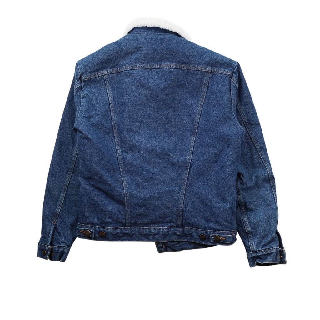VINTAGE Y2K WRANGLER SHERPA LINED DENIM JACKET
