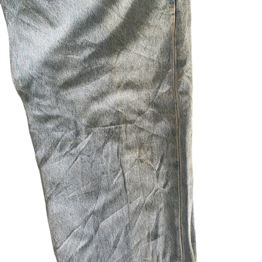 Vintage Mens Levi's 501 Regular Straight Jeans Blue Button W38 L34 Made In UK