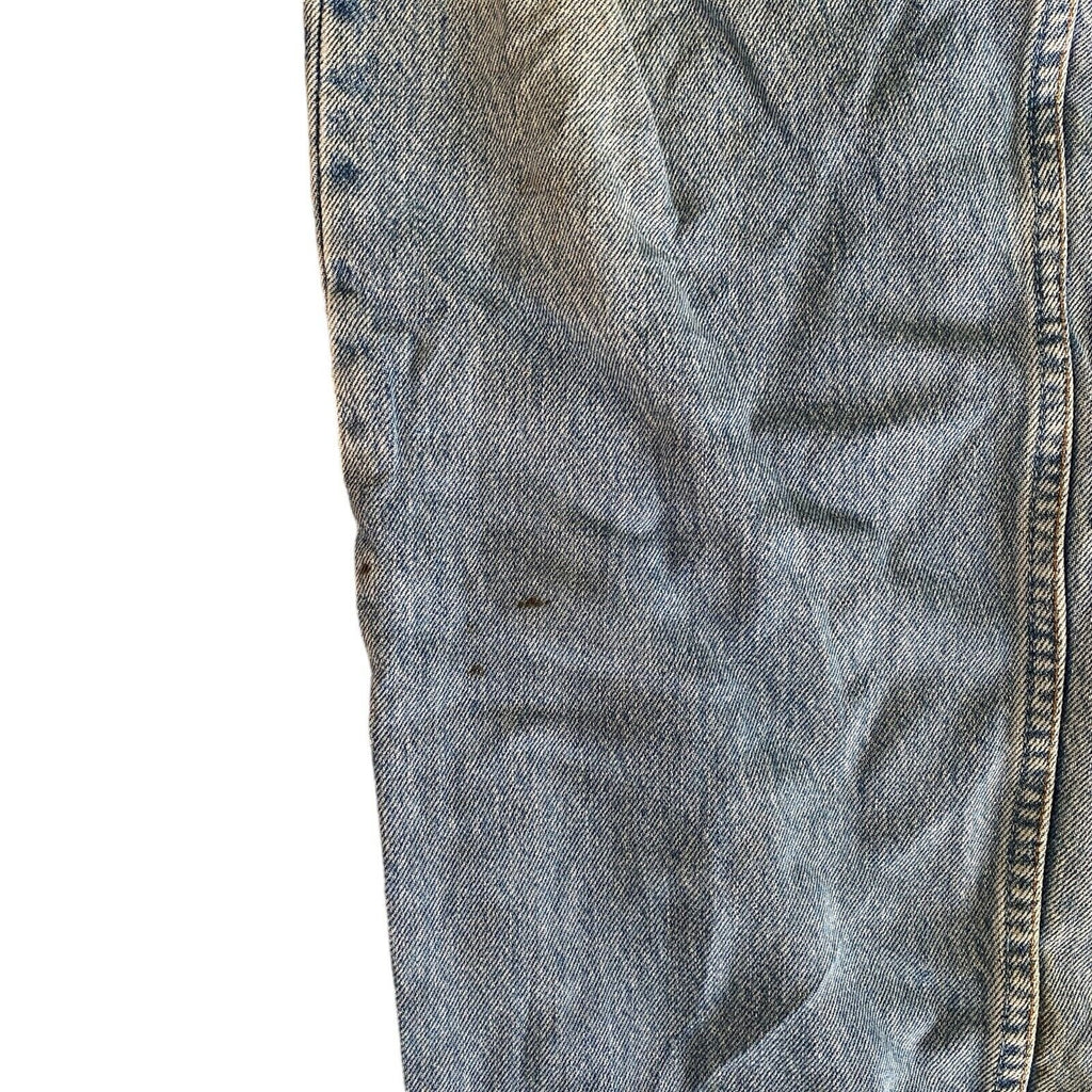 Vintage 90s Levis 501 Original Riveted Straight Leg Denim Blue Jeans W38 L34