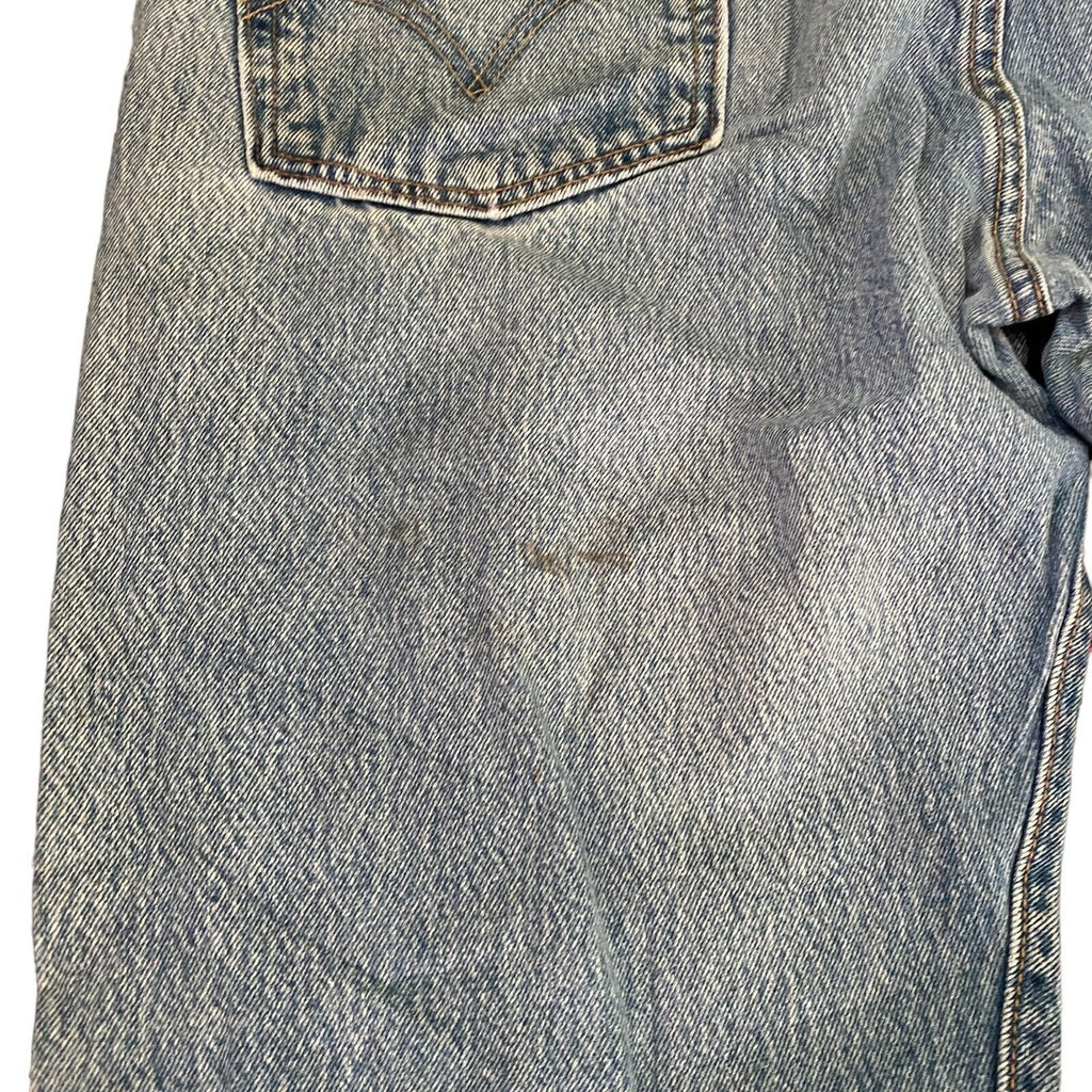 Levis 501xx Straight Fit Leg Denim Blue Jeans Original Riveted Size W38 L36