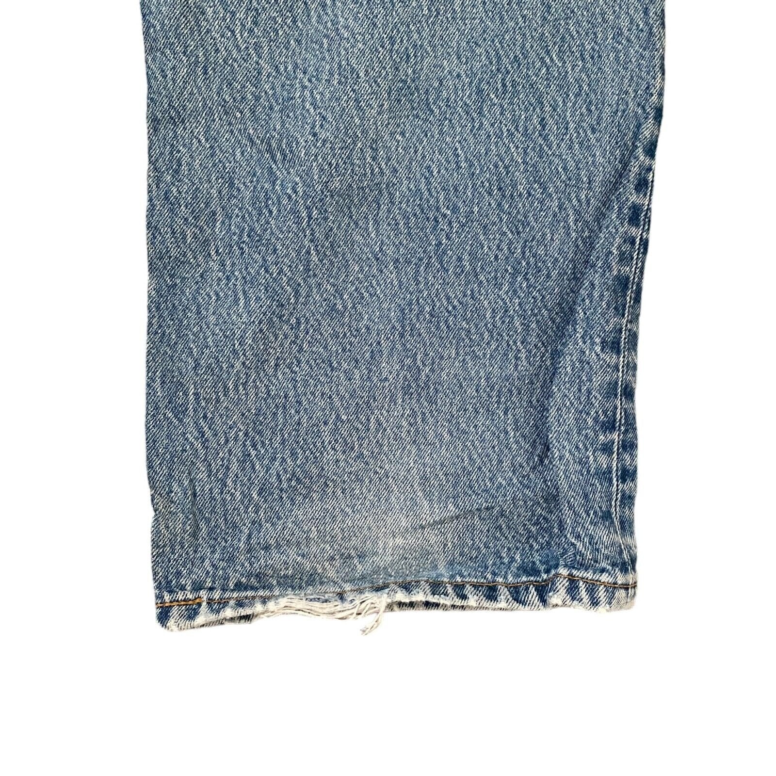 Levis 501xx Straight Fit Leg Denim Blue Jeans Original Riveted Size W38 L36