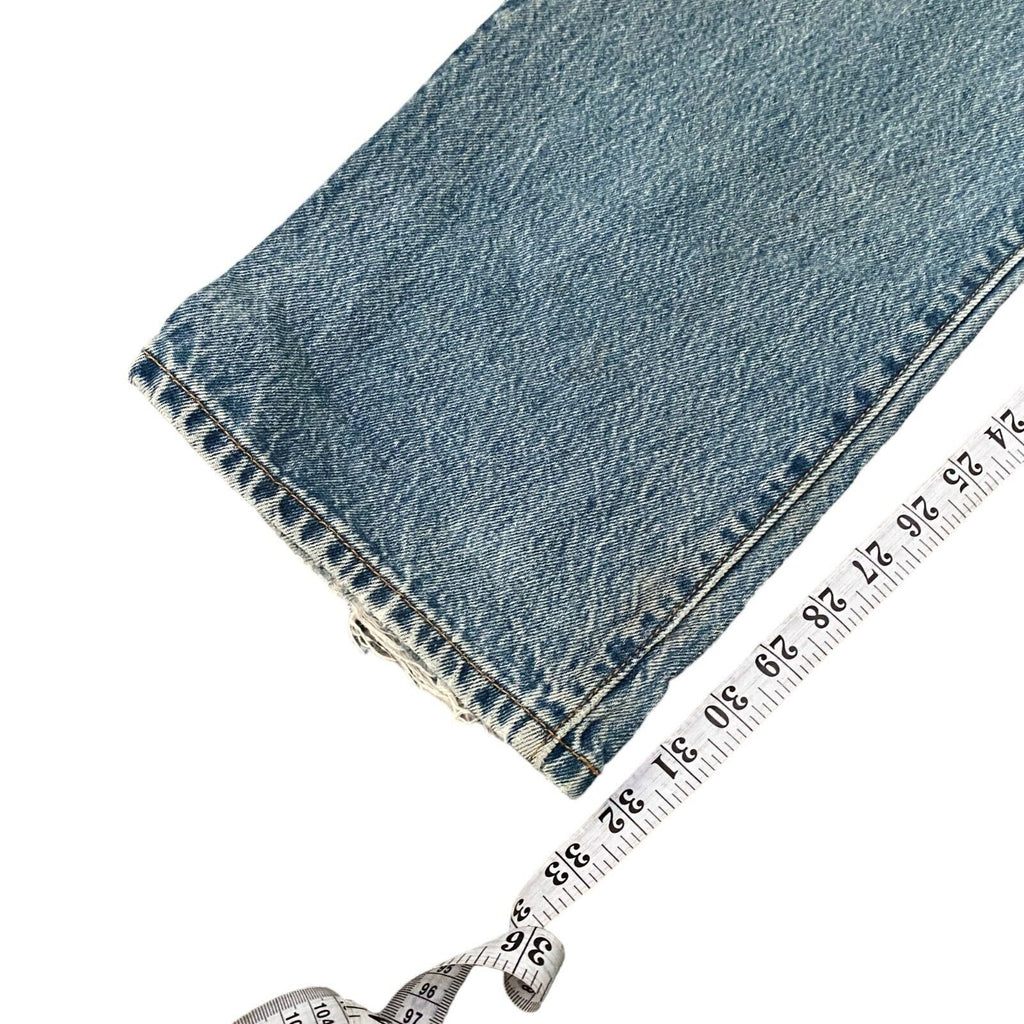 Levis 501xx Straight Fit Leg Denim Blue Jeans Original Riveted Size W38 L36