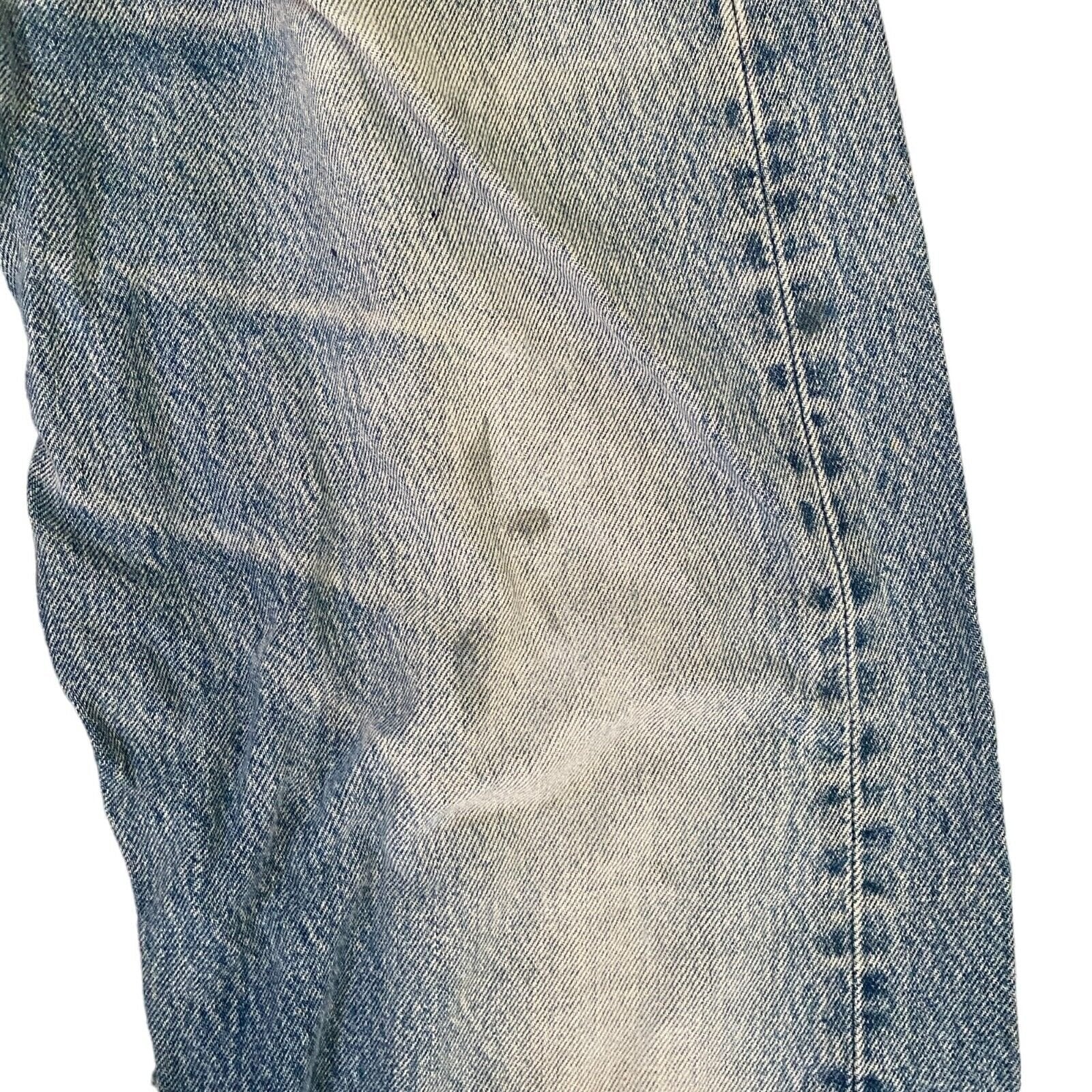 Vintage Levis 501 Original Straight Fit Denim Blue Jeans W38 L36