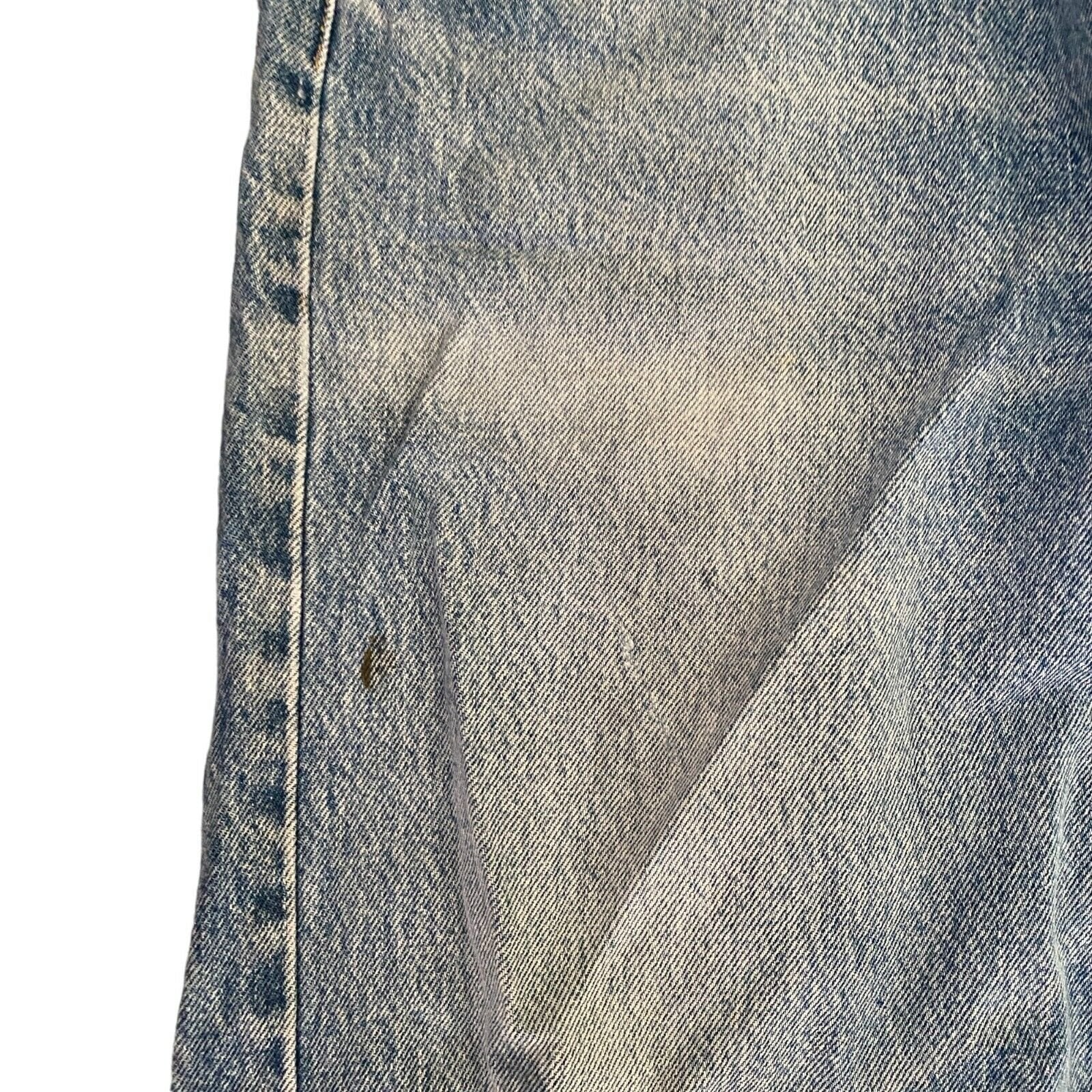 Vintage Levis 501 Original Straight Fit Denim Blue Jeans W38 L36