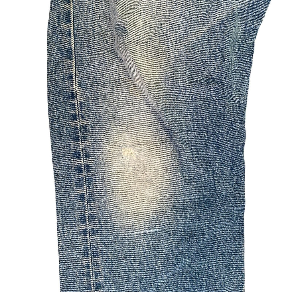 Vintage Levis 501 Original Straight Fit Denim Blue Jeans W38 L36