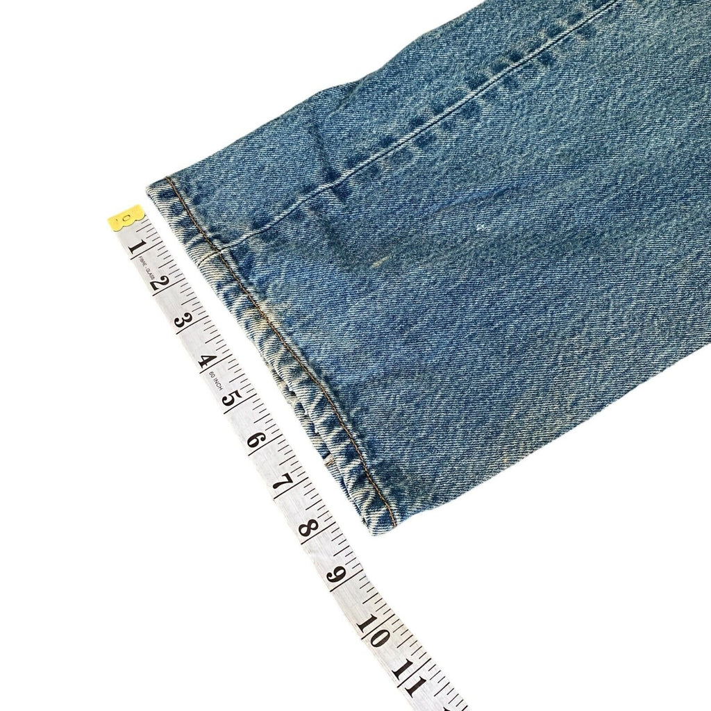 Vintage Levis 501 Original Straight Fit Denim Blue Jeans W38 L36