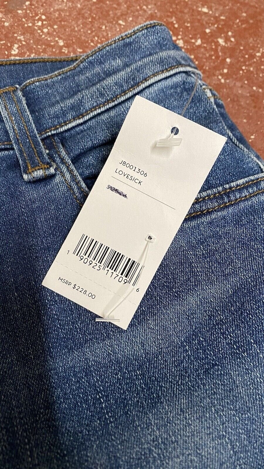J Brand Women’s Carolina Lovesick Light Blue Denim Jeans Size 24 L32” BNWT