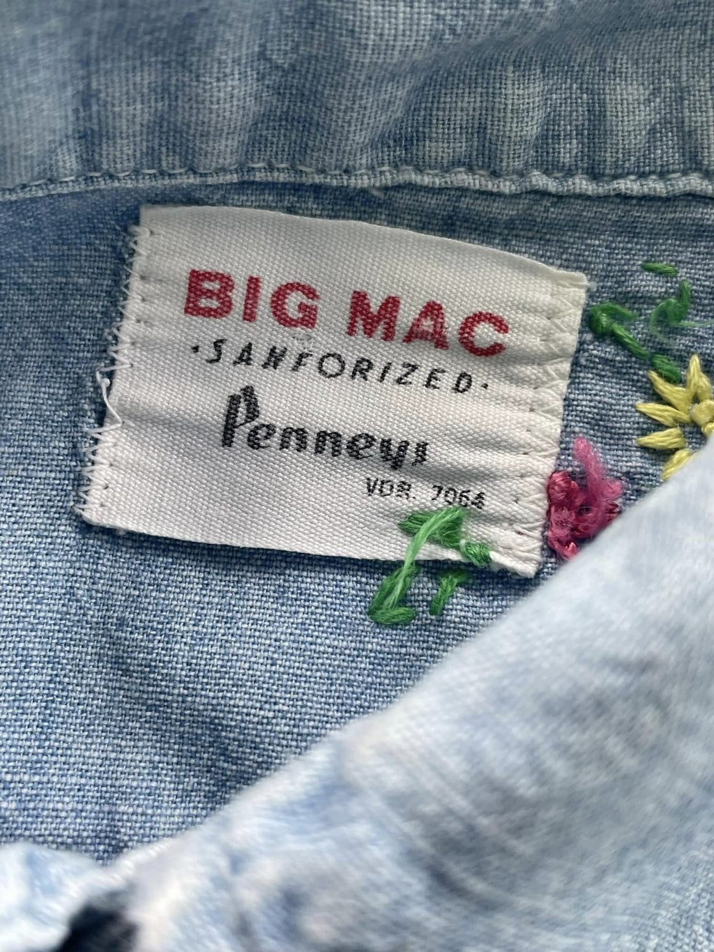 Vintage 60’s Big Mac Chambray