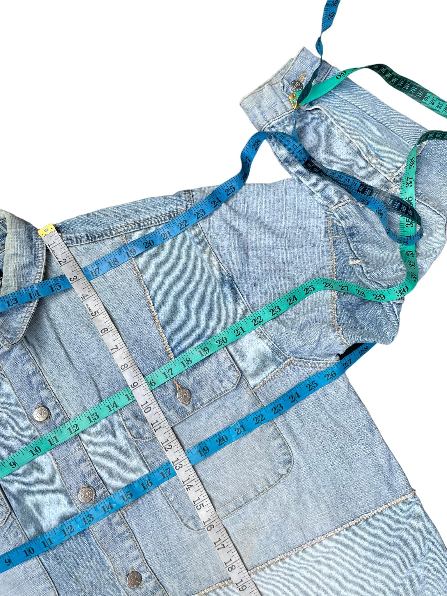 Vibes Custom Patch Denim Jacket