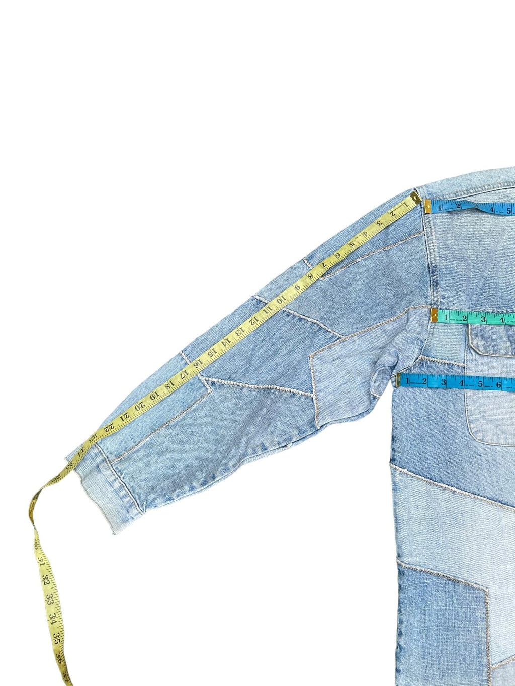 Vibes Custom Patch Denim Jacket