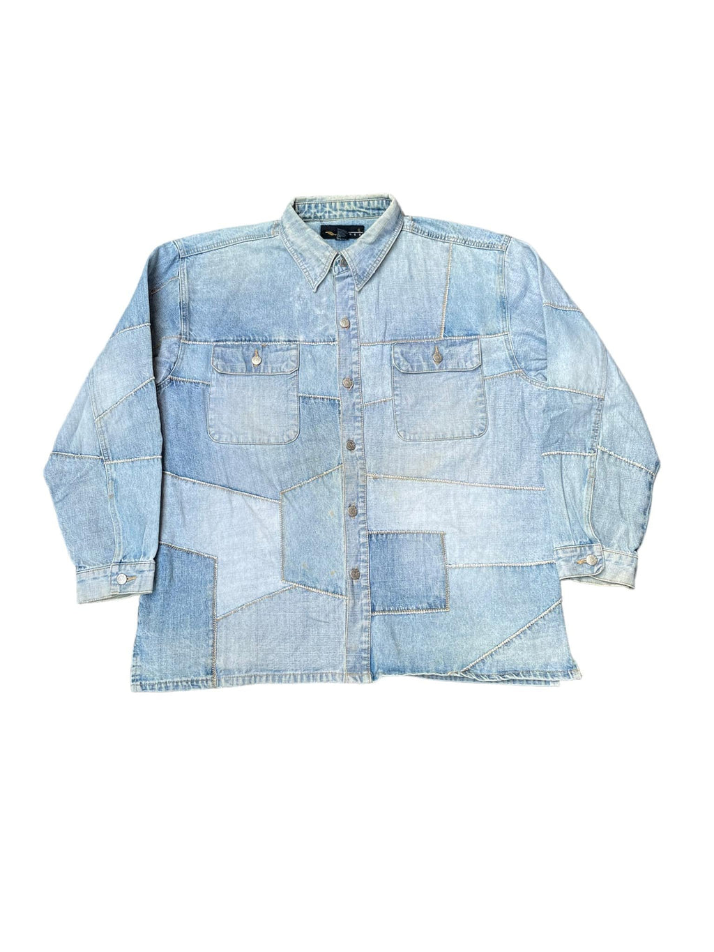Vibes Custom Patch Denim Jacket