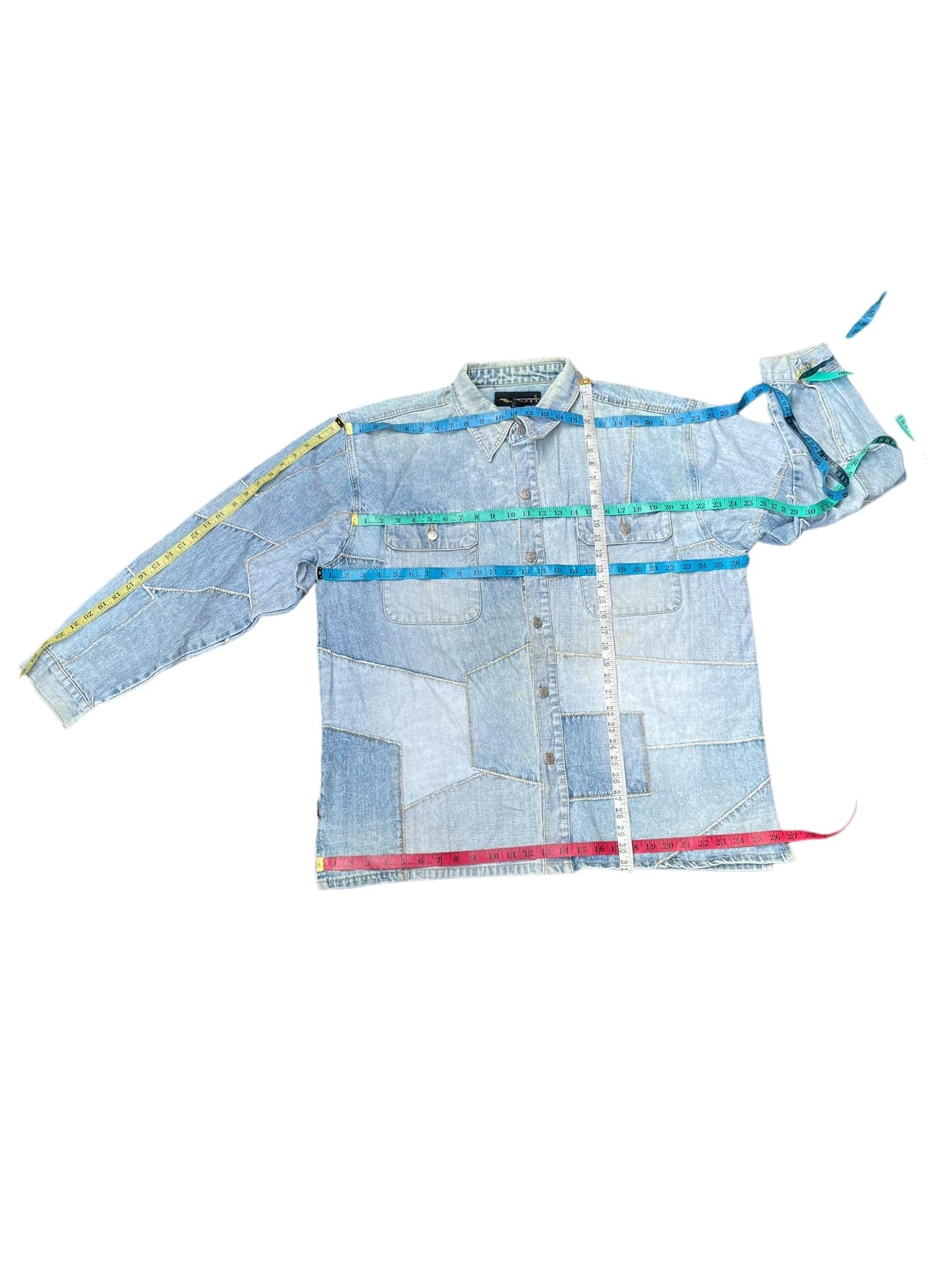 Vibes Custom Patch Denim Jacket