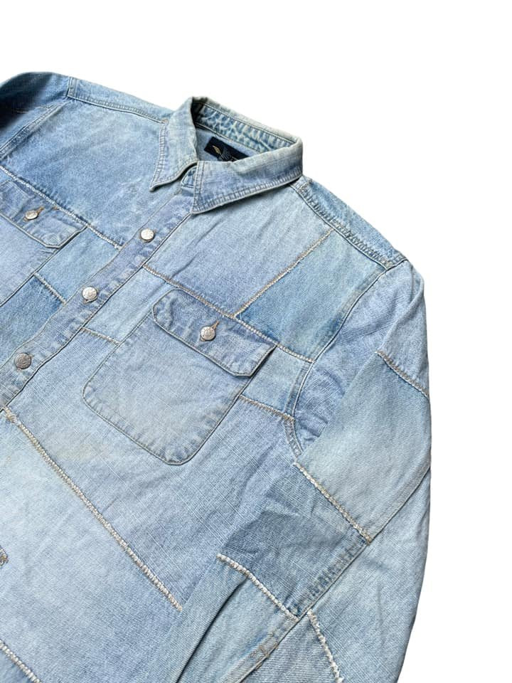 Vibes Custom Patch Denim Jacket