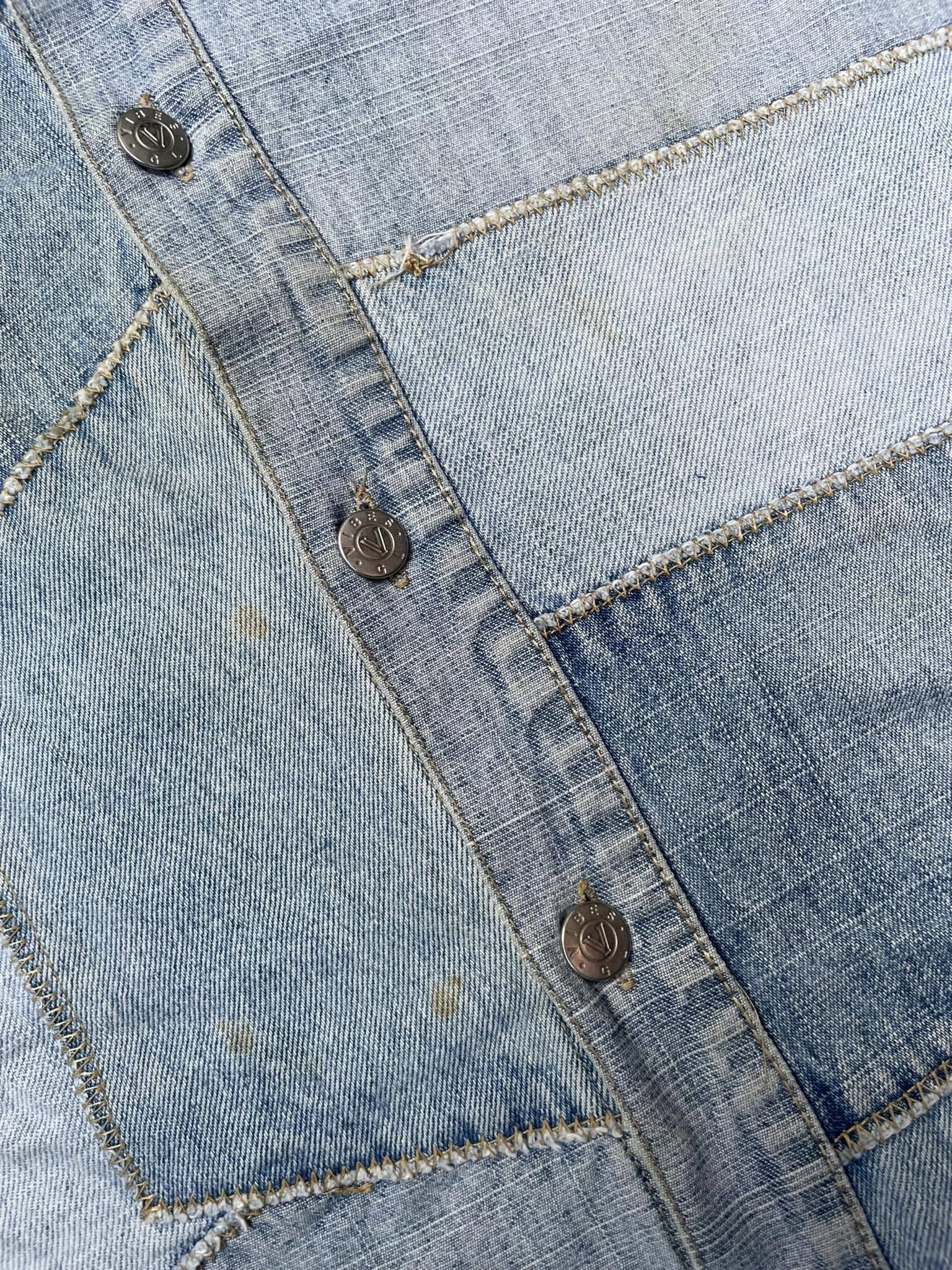 Vibes Custom Patch Denim Jacket