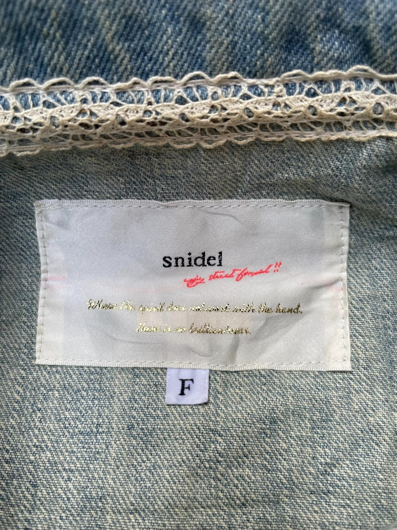 Snidel Type II Faded Denim Jacket