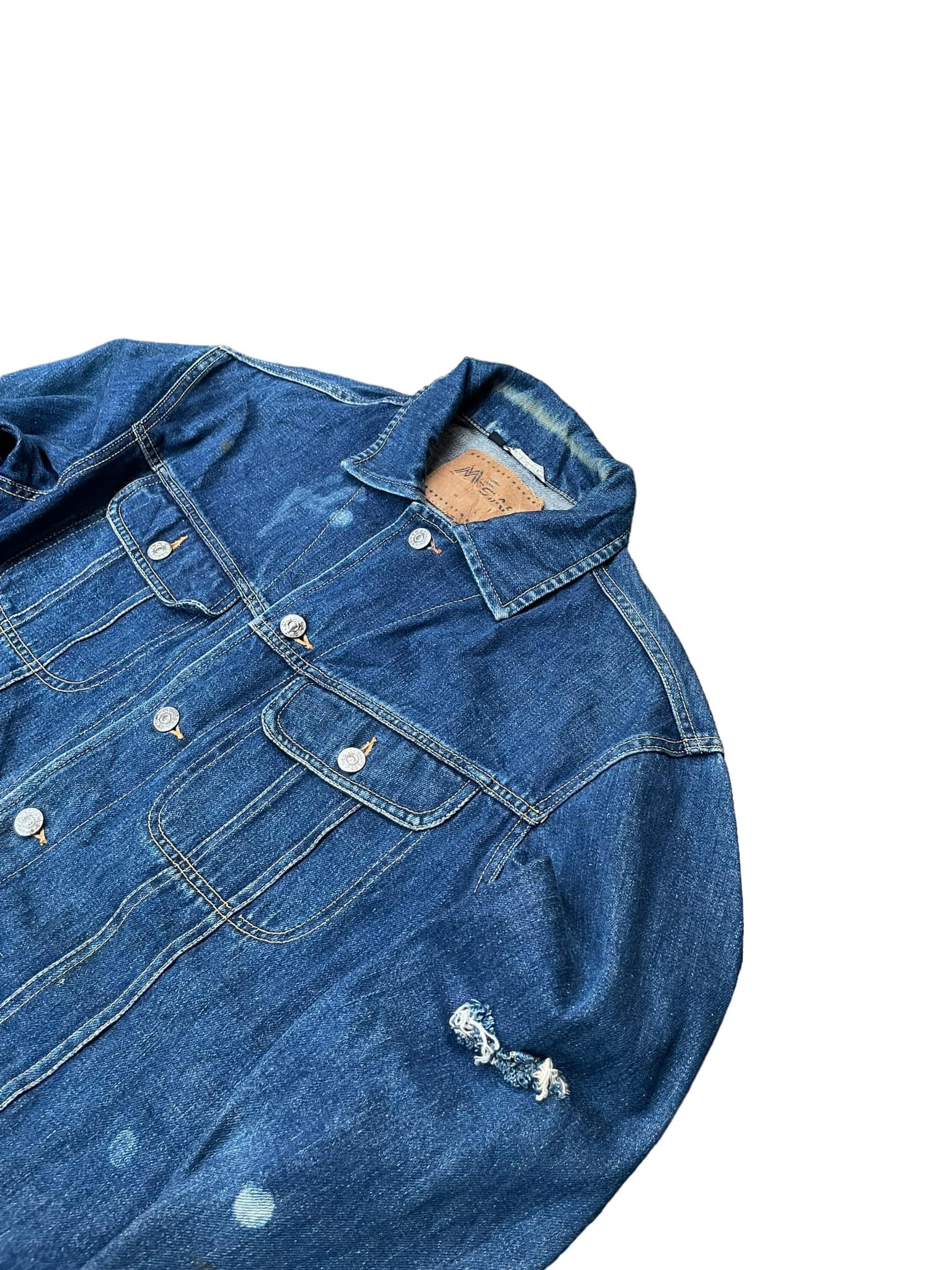 Vintage MStar Selvedge Distresed Denim Jacket