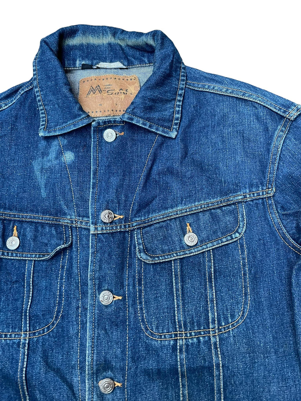 Vintage MStar Selvedge Distresed Denim Jacket