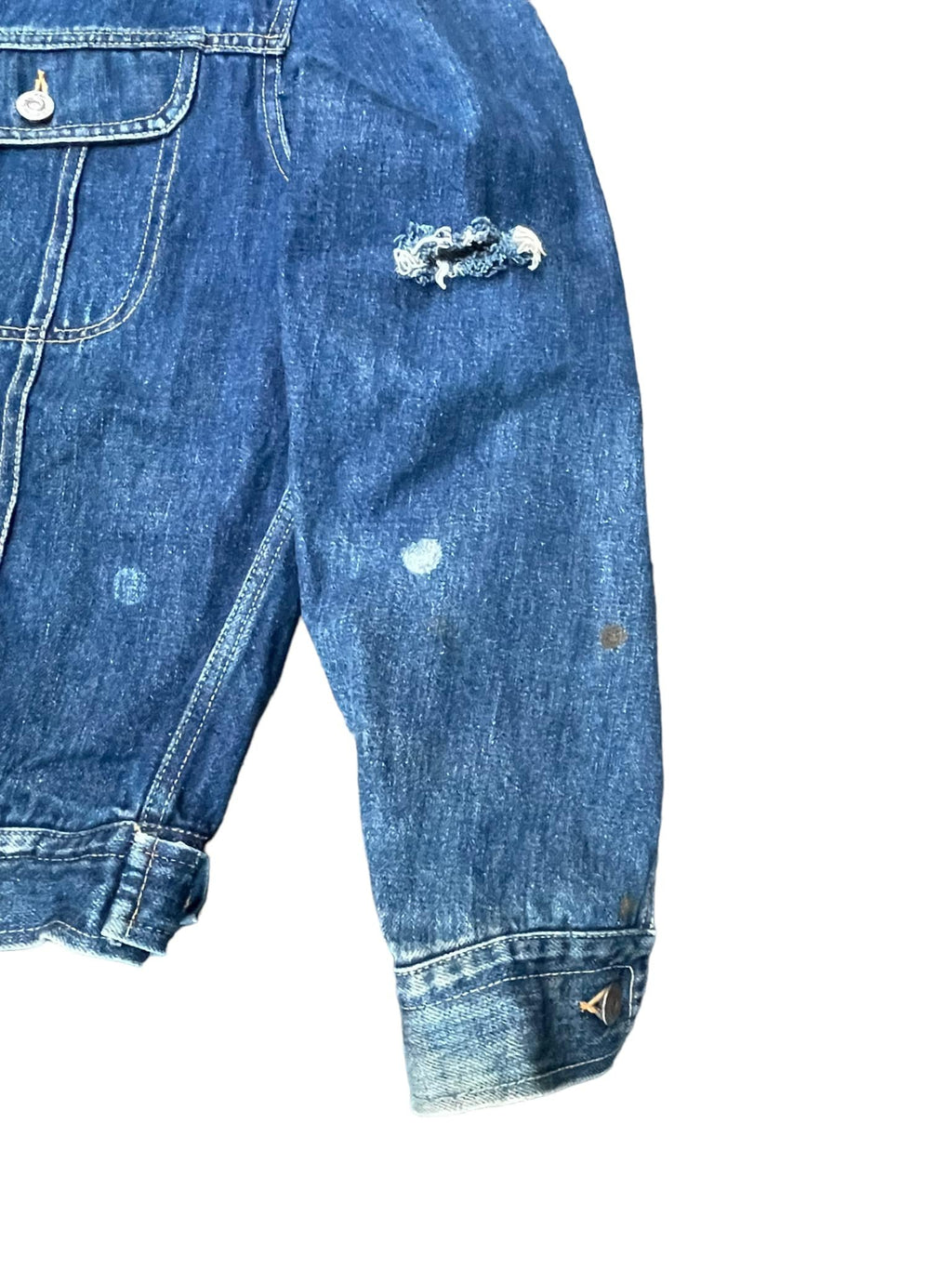 Vintage MStar Selvedge Distresed Denim Jacket