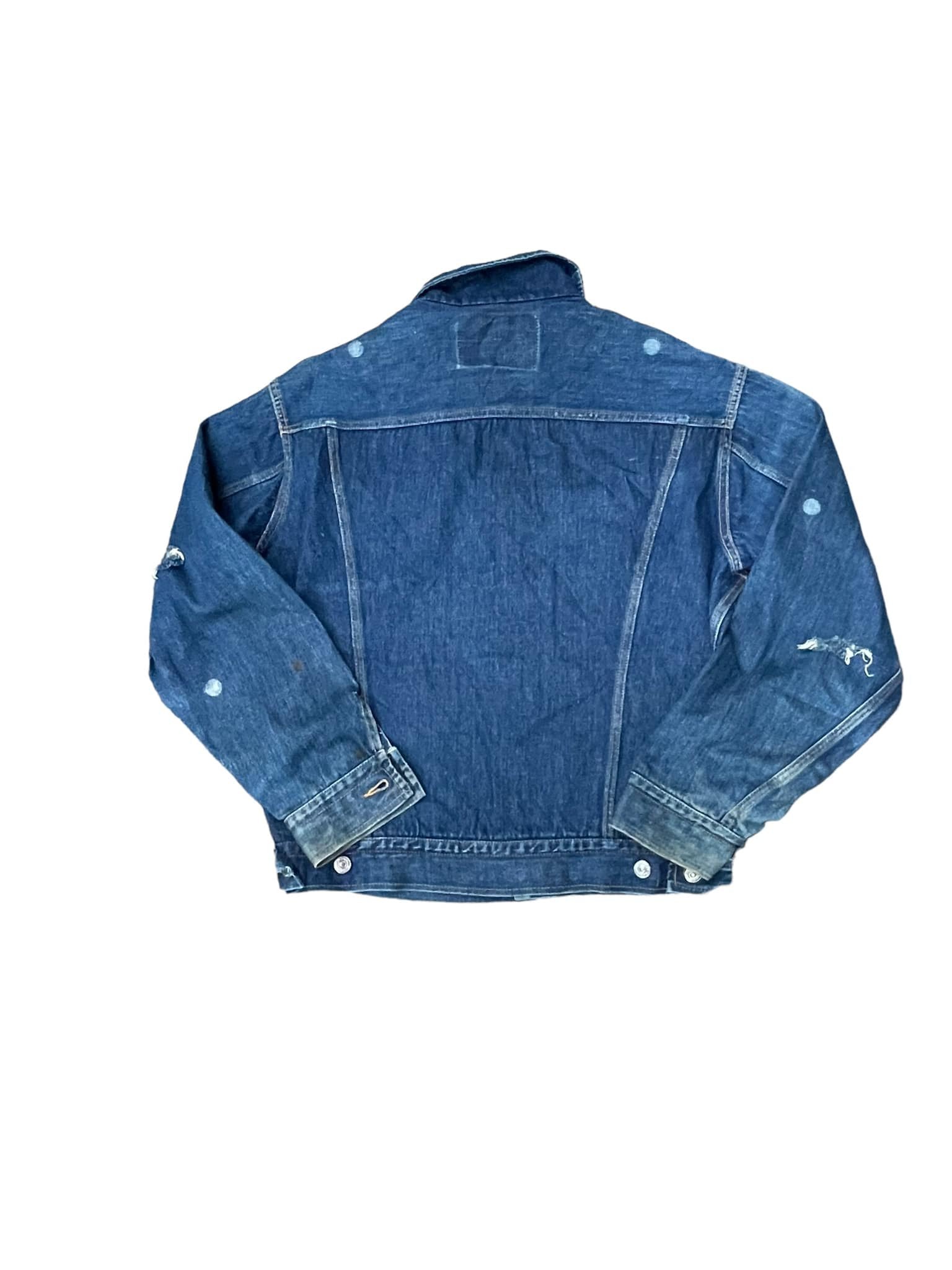 Vintage MStar Selvedge Distresed Denim Jacket