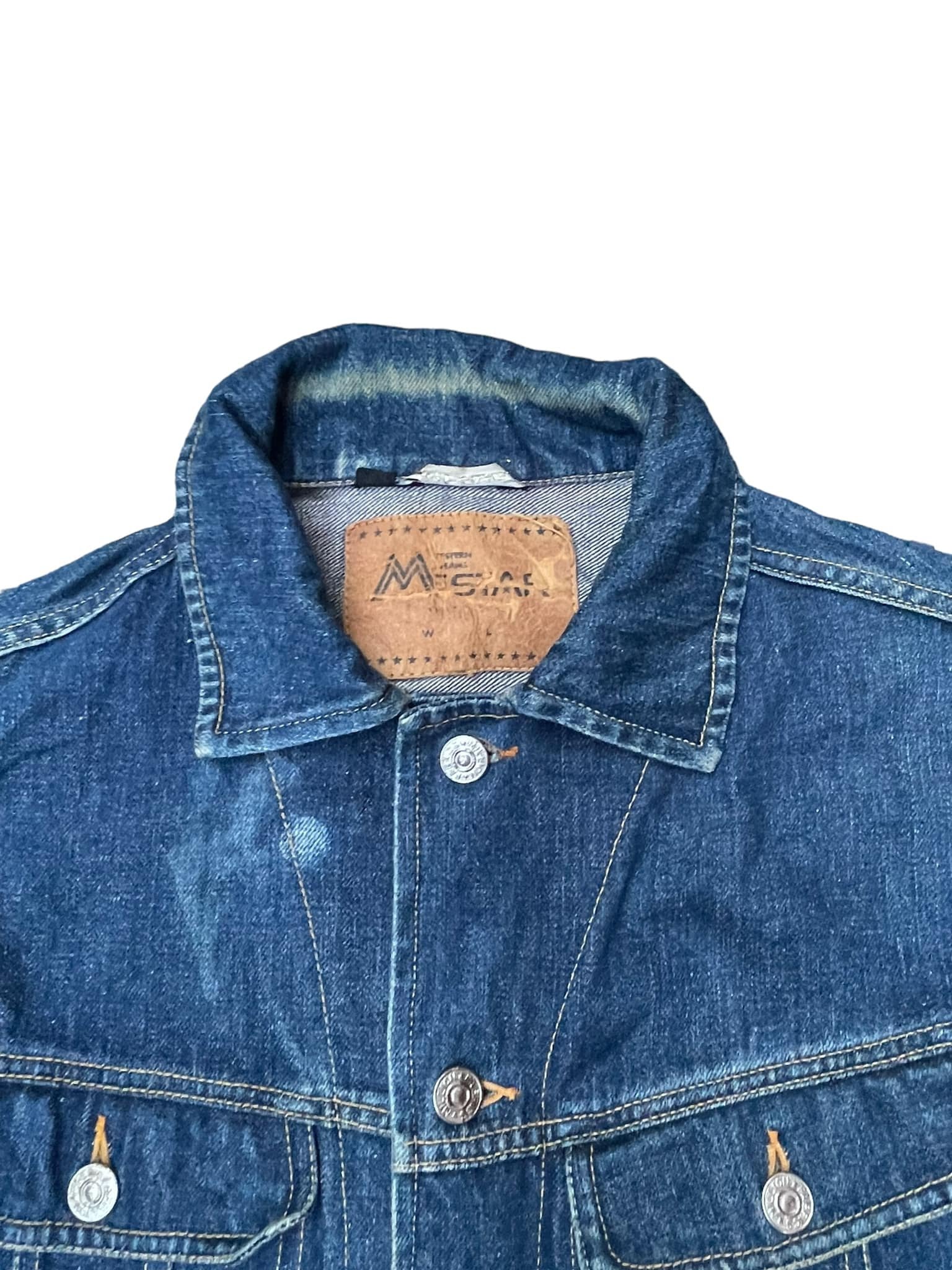 Vintage MStar Selvedge Distresed Denim Jacket