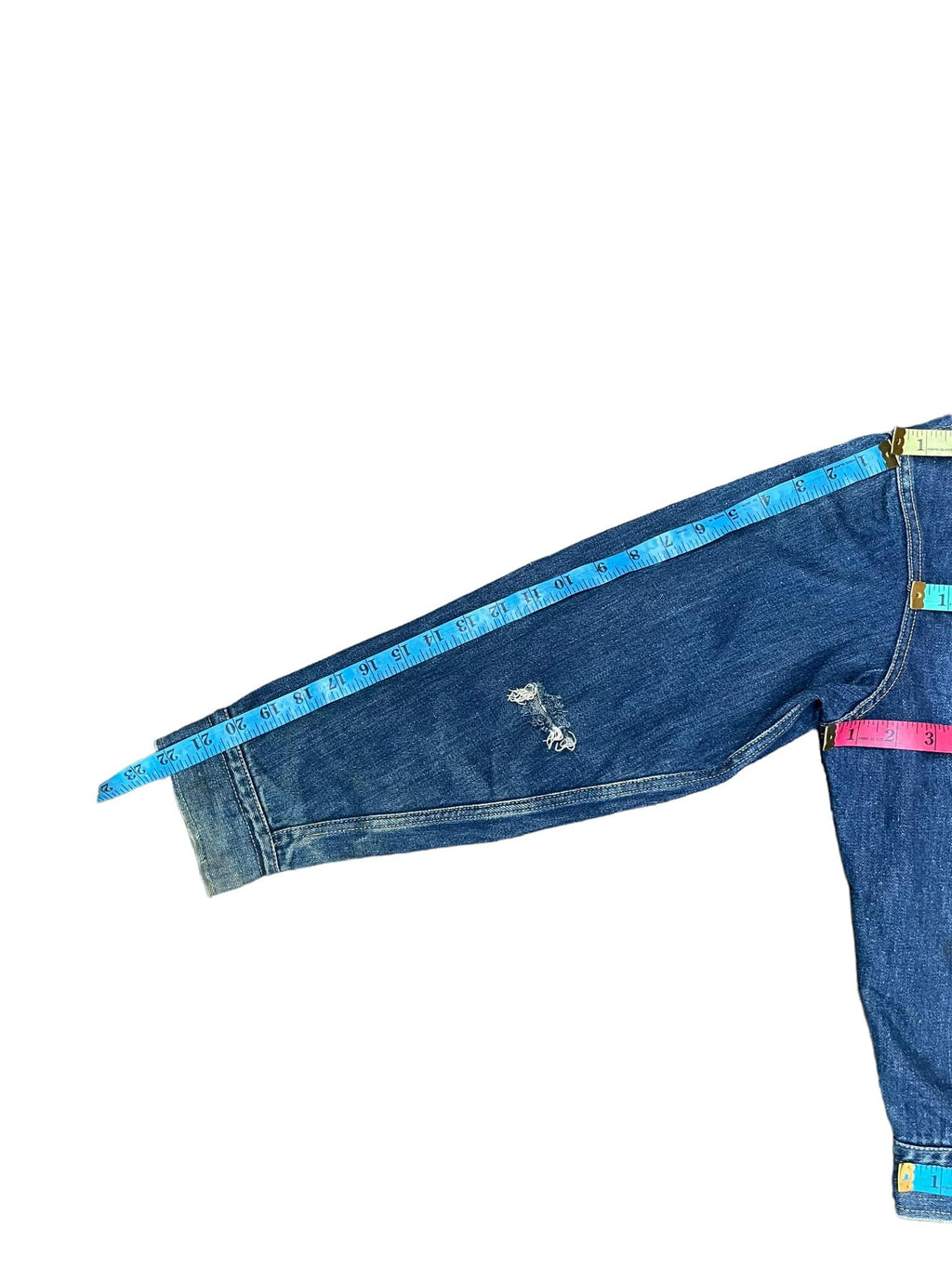 Vintage MStar Selvedge Distresed Denim Jacket
