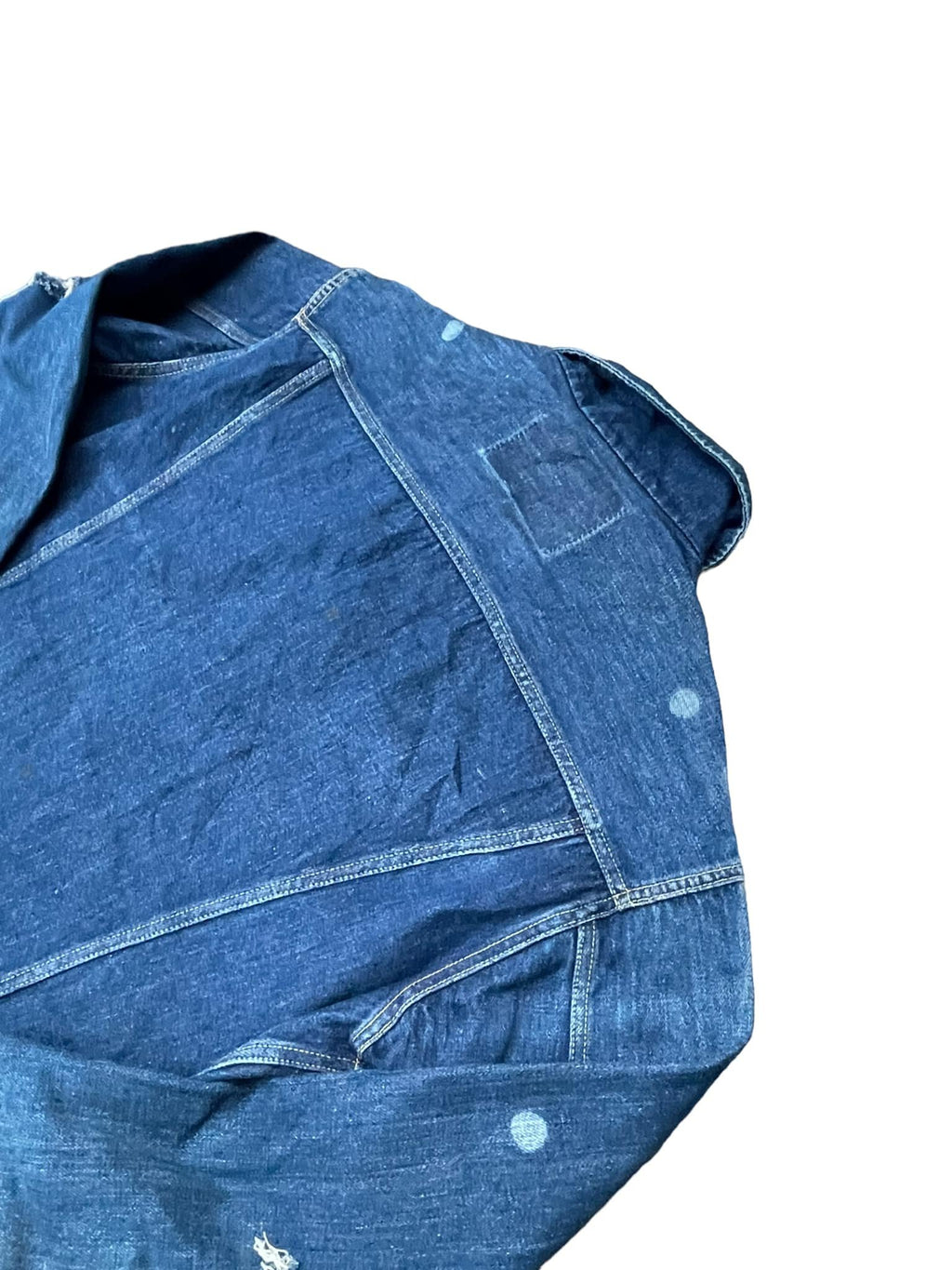 Vintage MStar Selvedge Distresed Denim Jacket