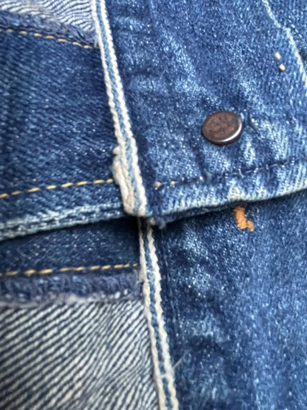 Vintage MStar Selvedge Distresed Denim Jacket