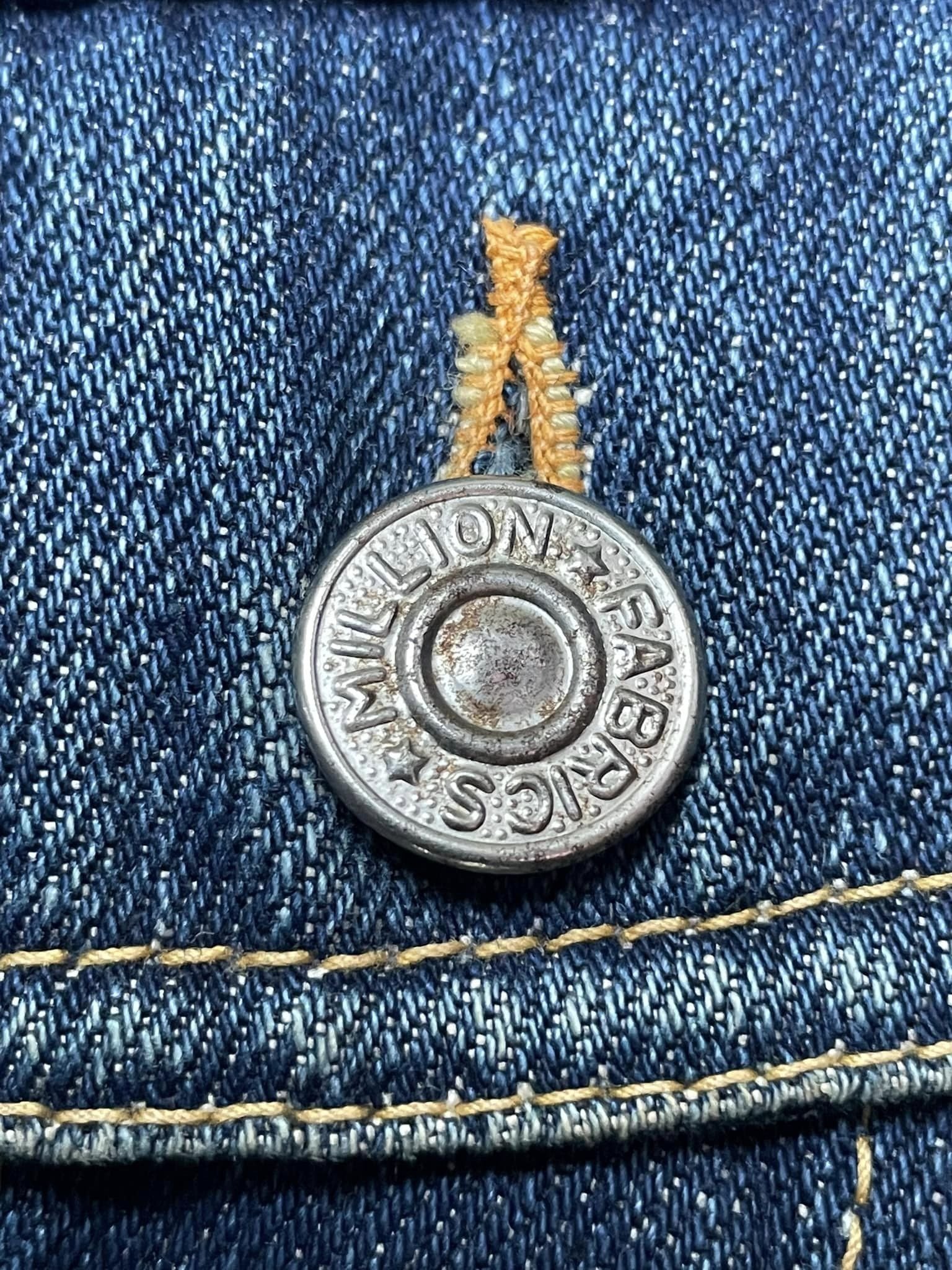 Vintage MStar Selvedge Distresed Denim Jacket