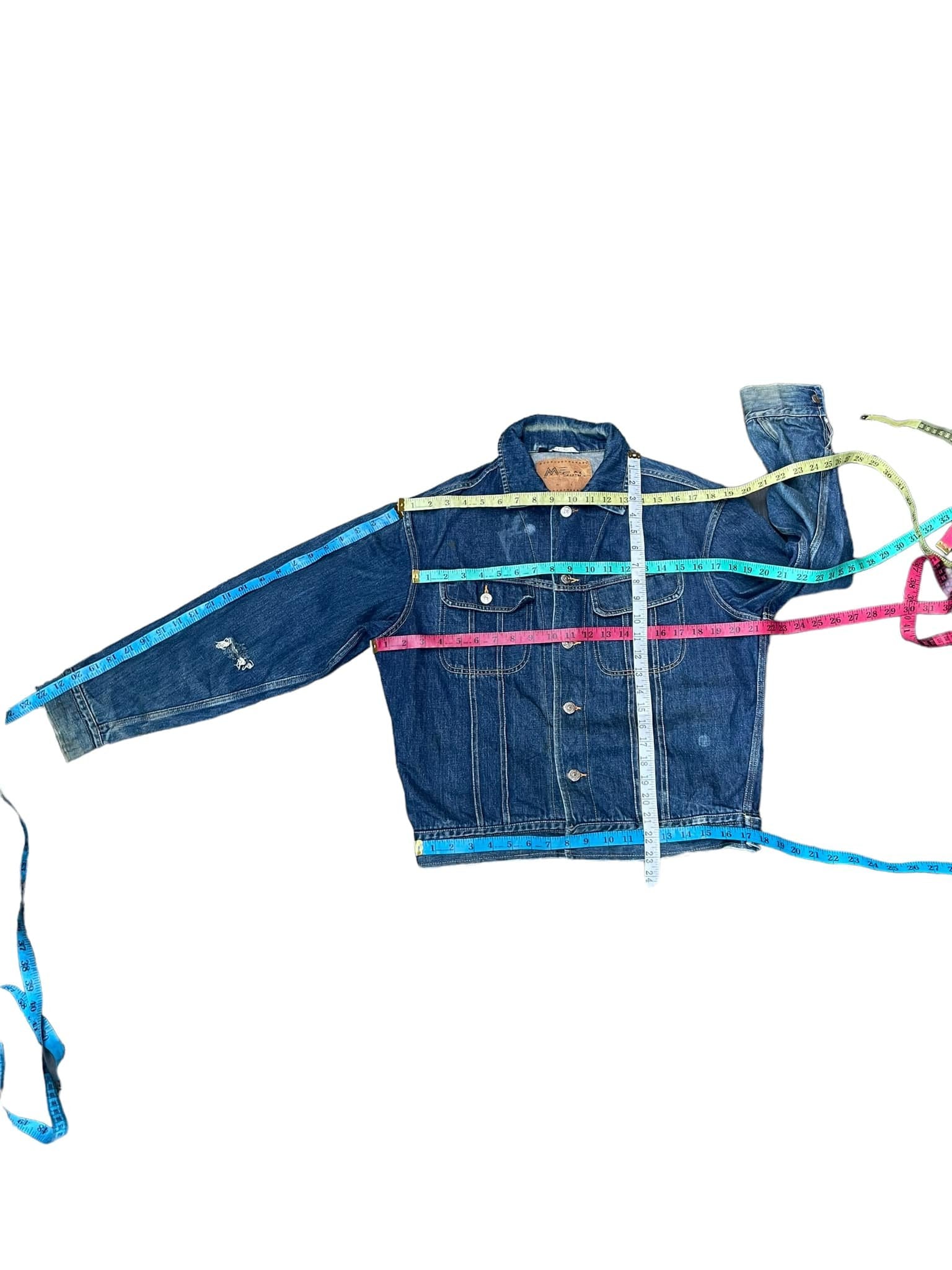 Vintage MStar Selvedge Distresed Denim Jacket