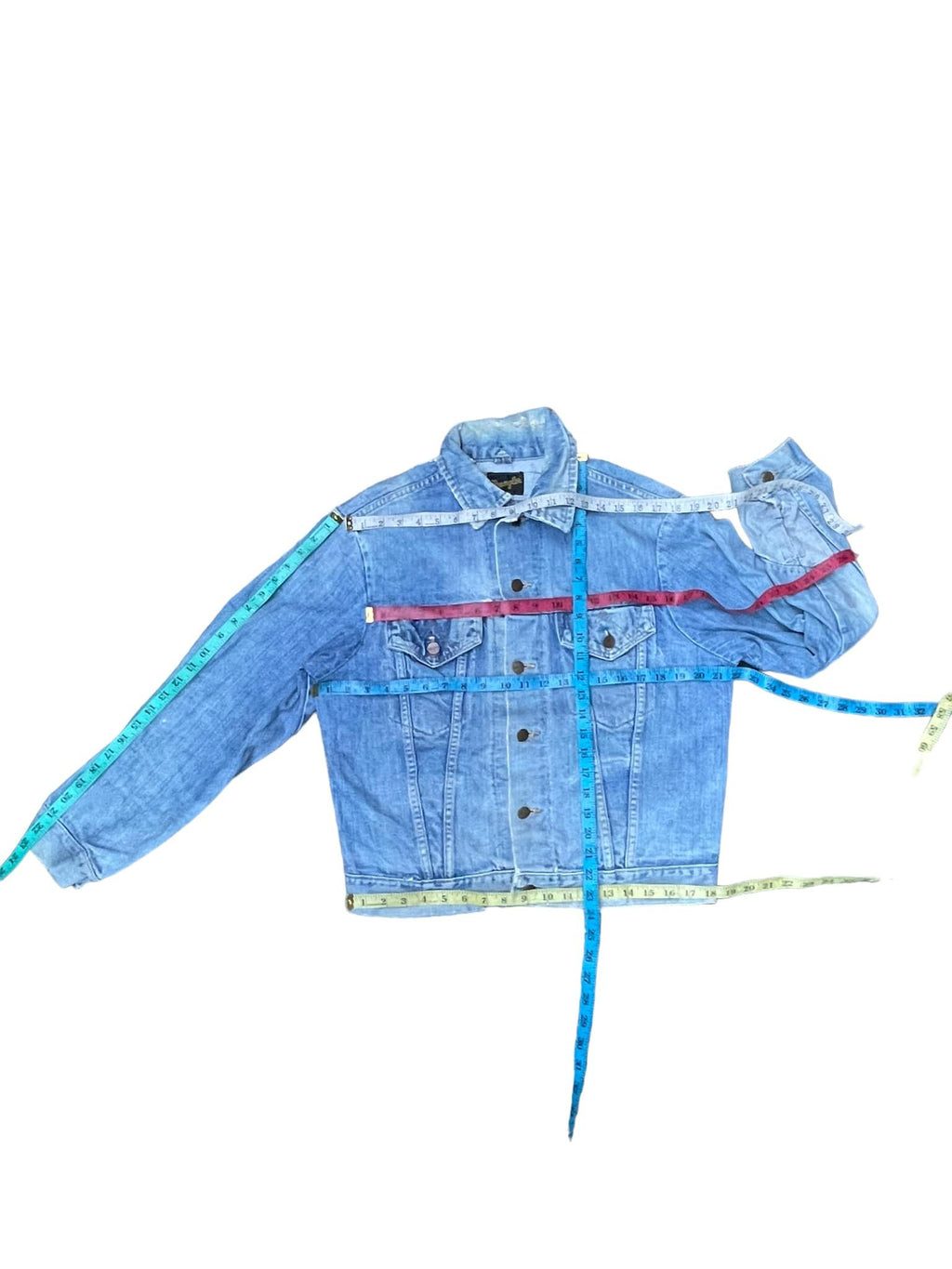 Vintage 70’s Wrangler Distresed Denim Jacket