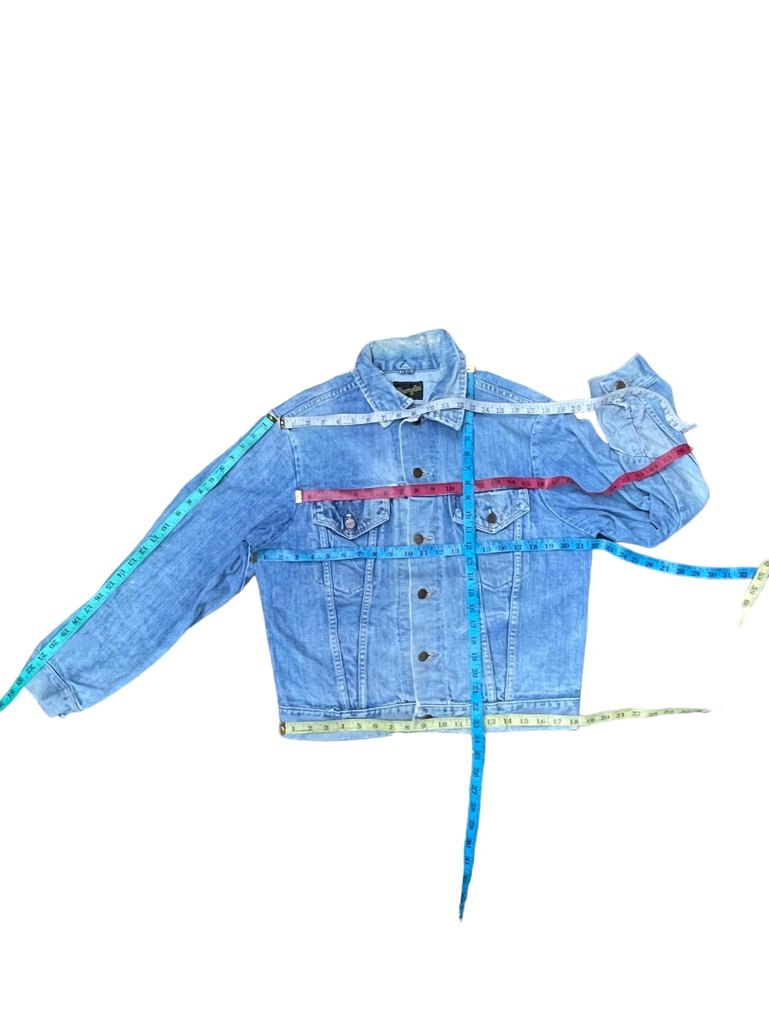 Vintage 70’s Wrangler Distresed Denim Jacket