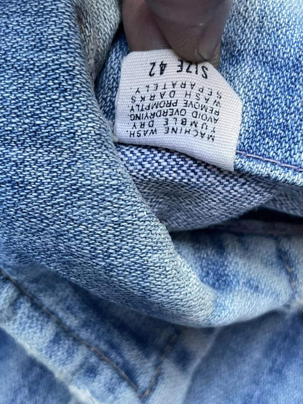 Vintage 70’s Wrangler Distresed Denim Jacket