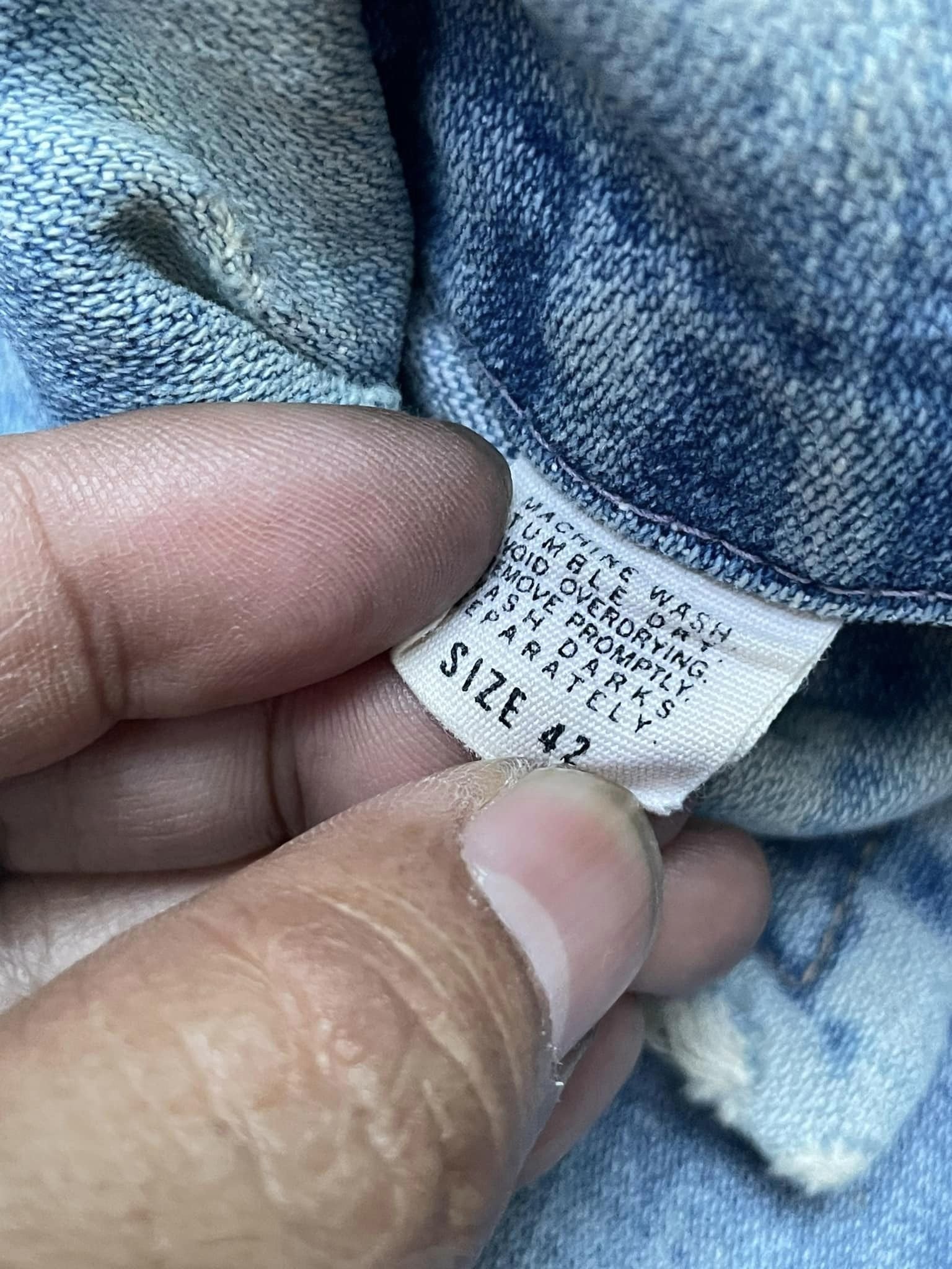 Vintage 70’s Wrangler Distresed Denim Jacket